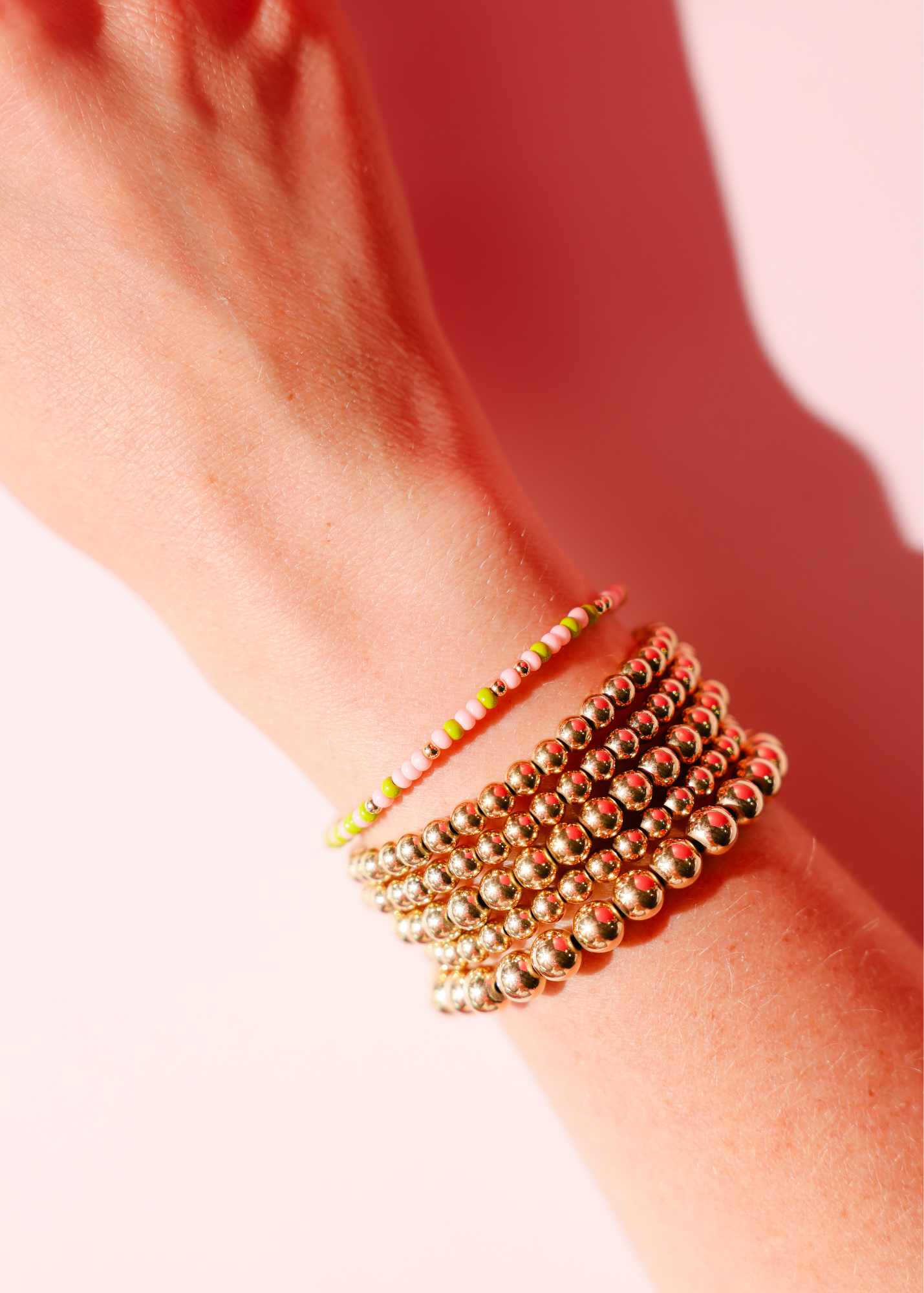 Palm Beach Sprinkle Bracelet: Standard 6.75 inch