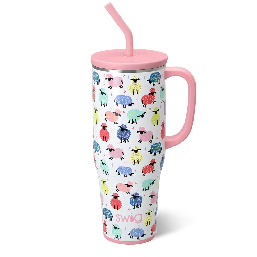 40 Oz Counting Sheep Swig Mega Mug