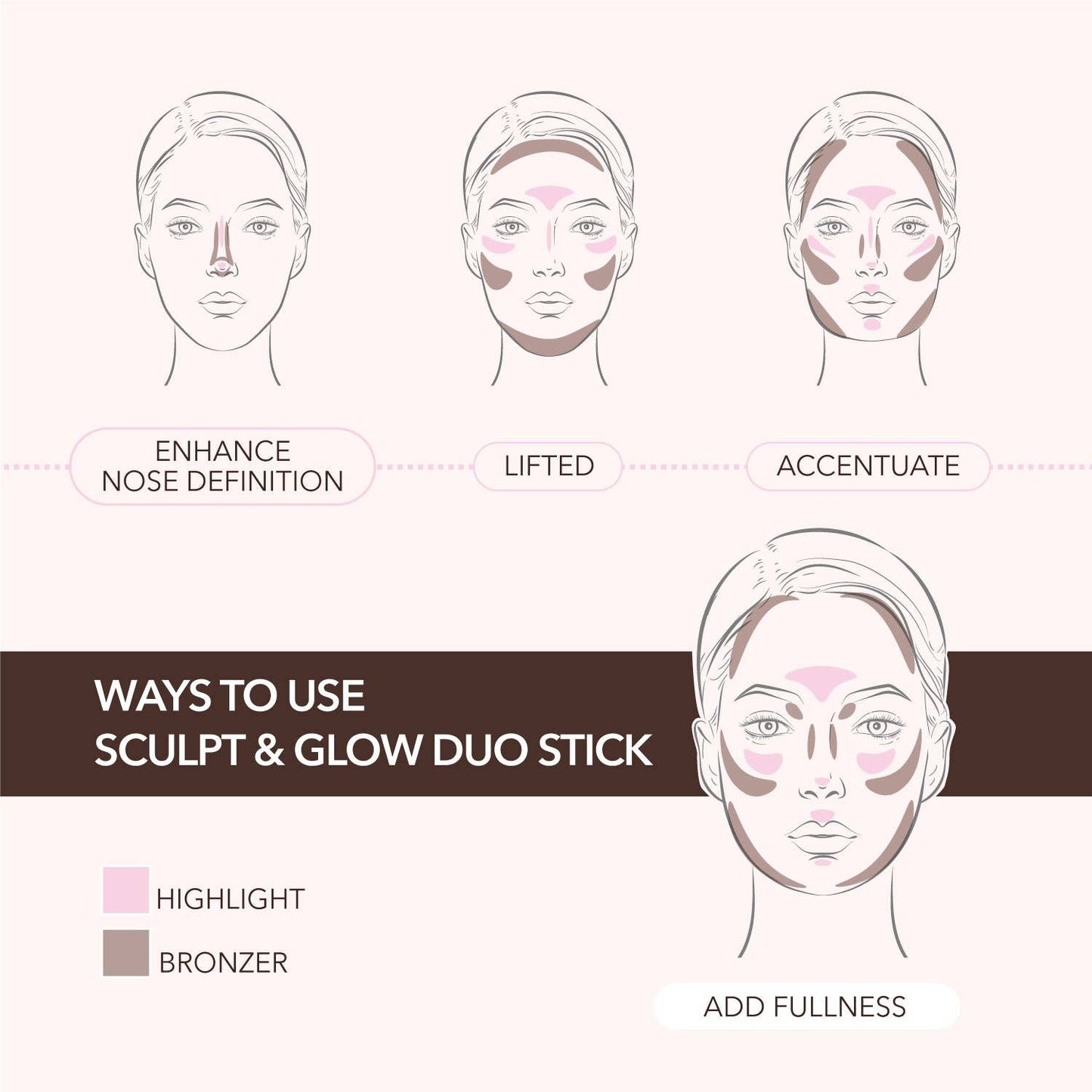 Sculpt & Glow Duo Stick (100, Fun Day Out)