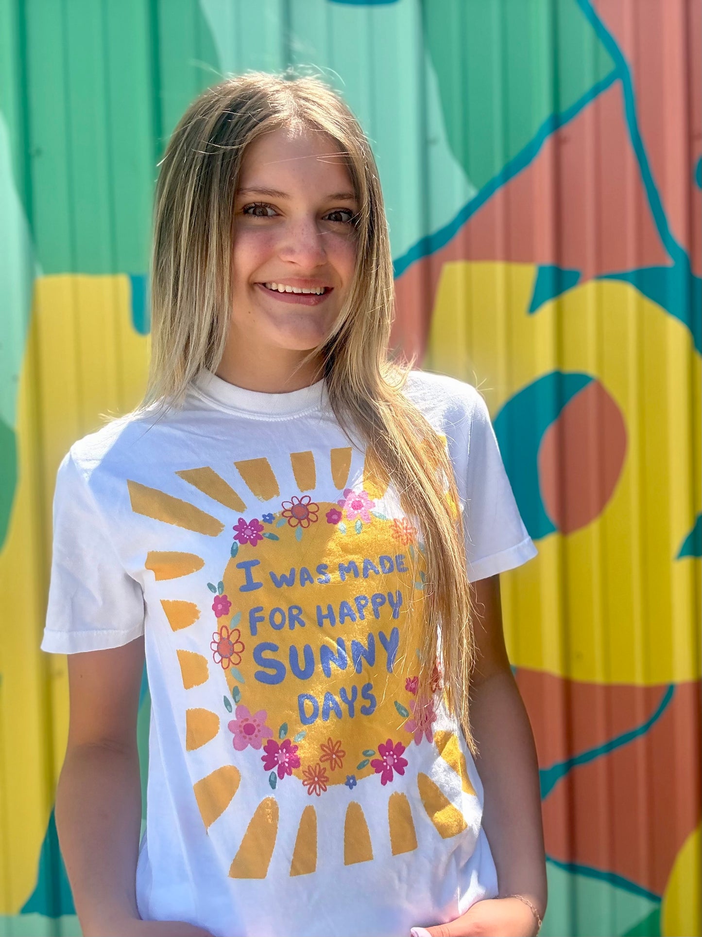 Made for Happy Sunny Days Comfort Colors Tee