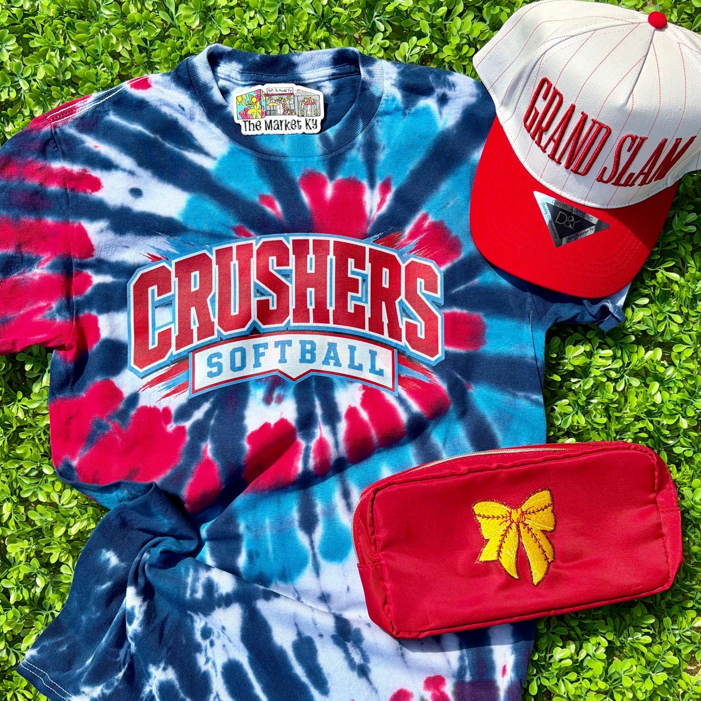 Crushers Softball Tie-Dye Tee