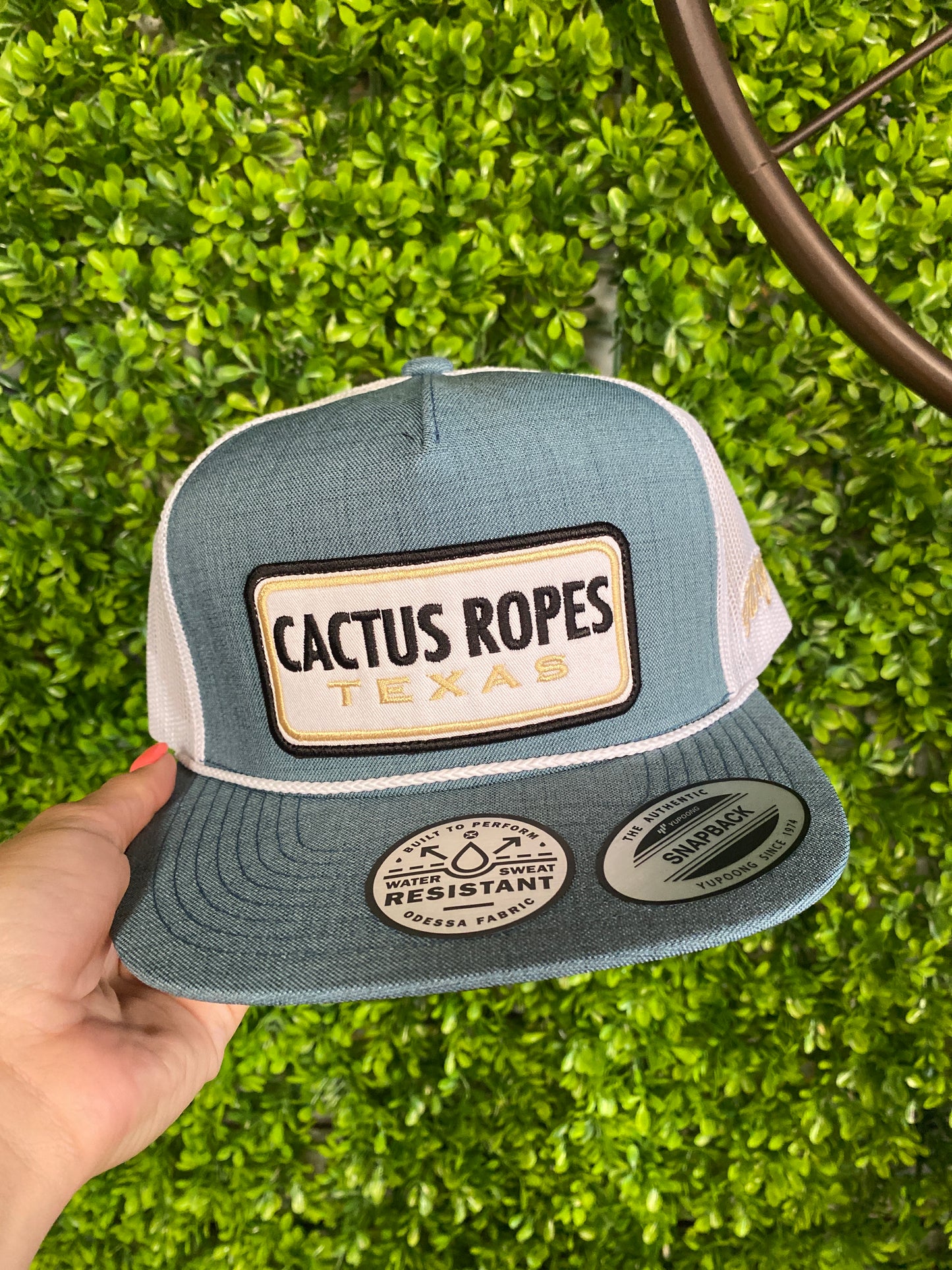 Cactus Ropes Teal/ Tan Hooey Hat