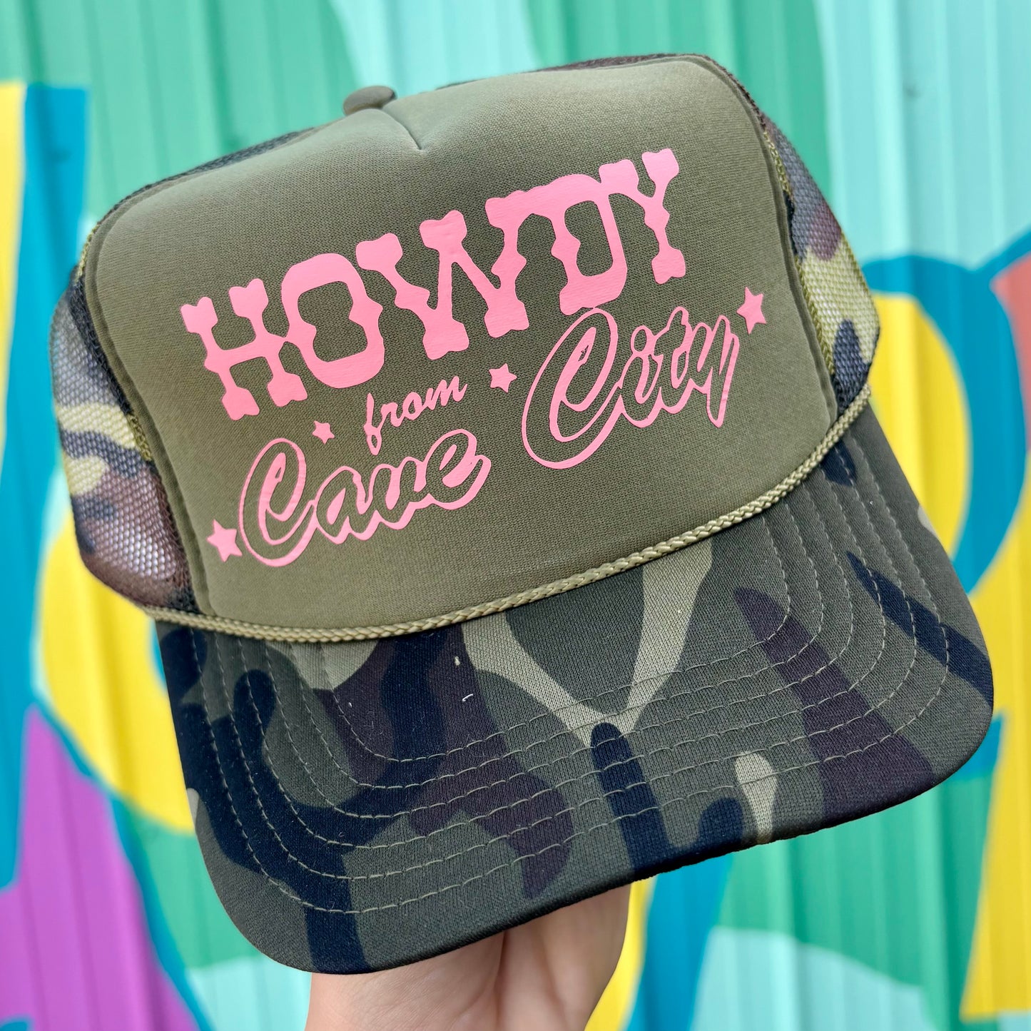Howdy From Cave City Trucker Hat