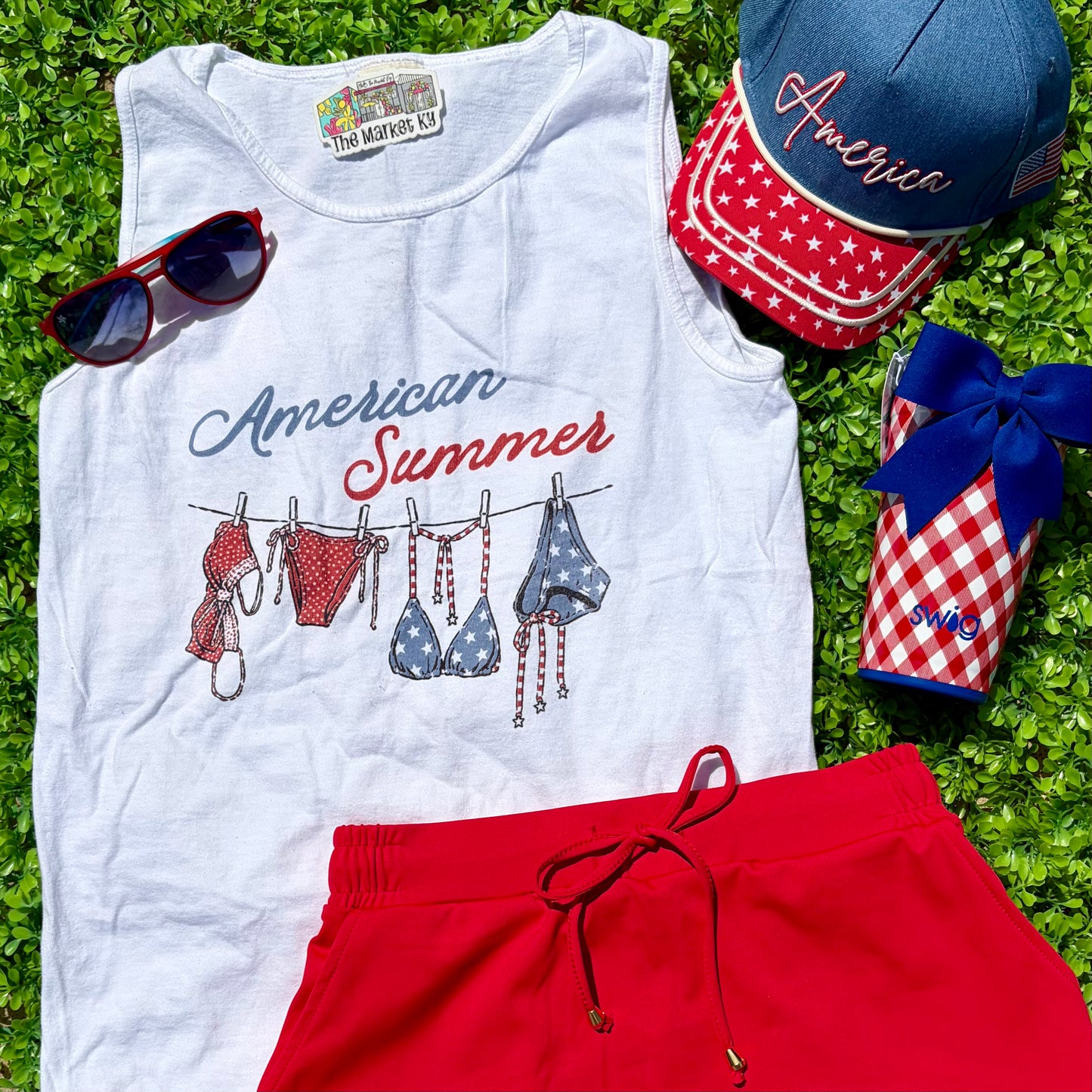 American Summer Bikinis Comfort Colors Tank Top