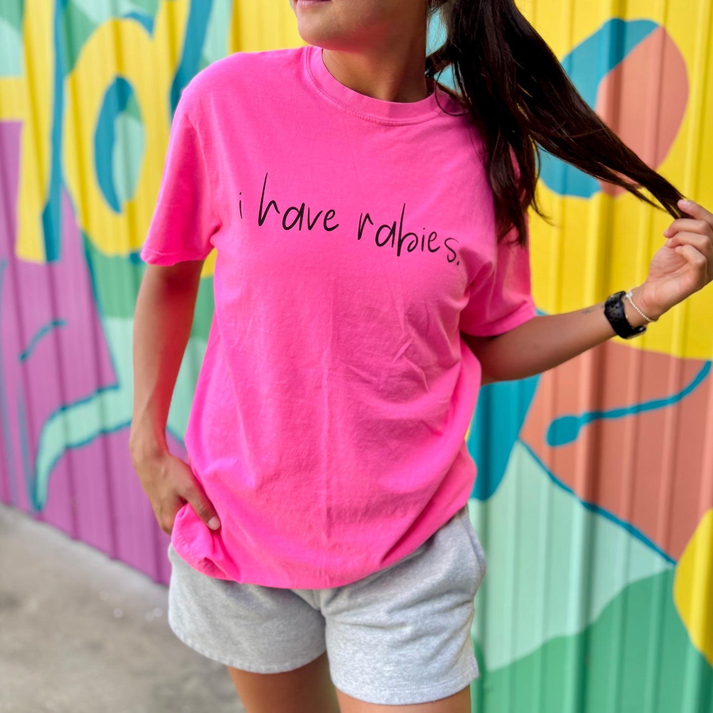 I Have Rabies Comfort Colors Tee