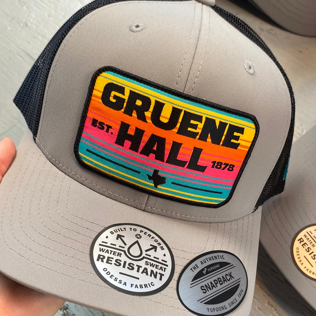 Gruene Hall Grey/Black Snapback Hat