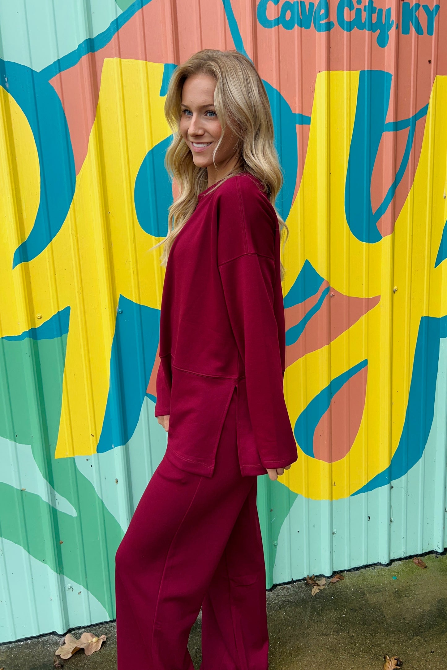 Dark Burgundy Matching Set
