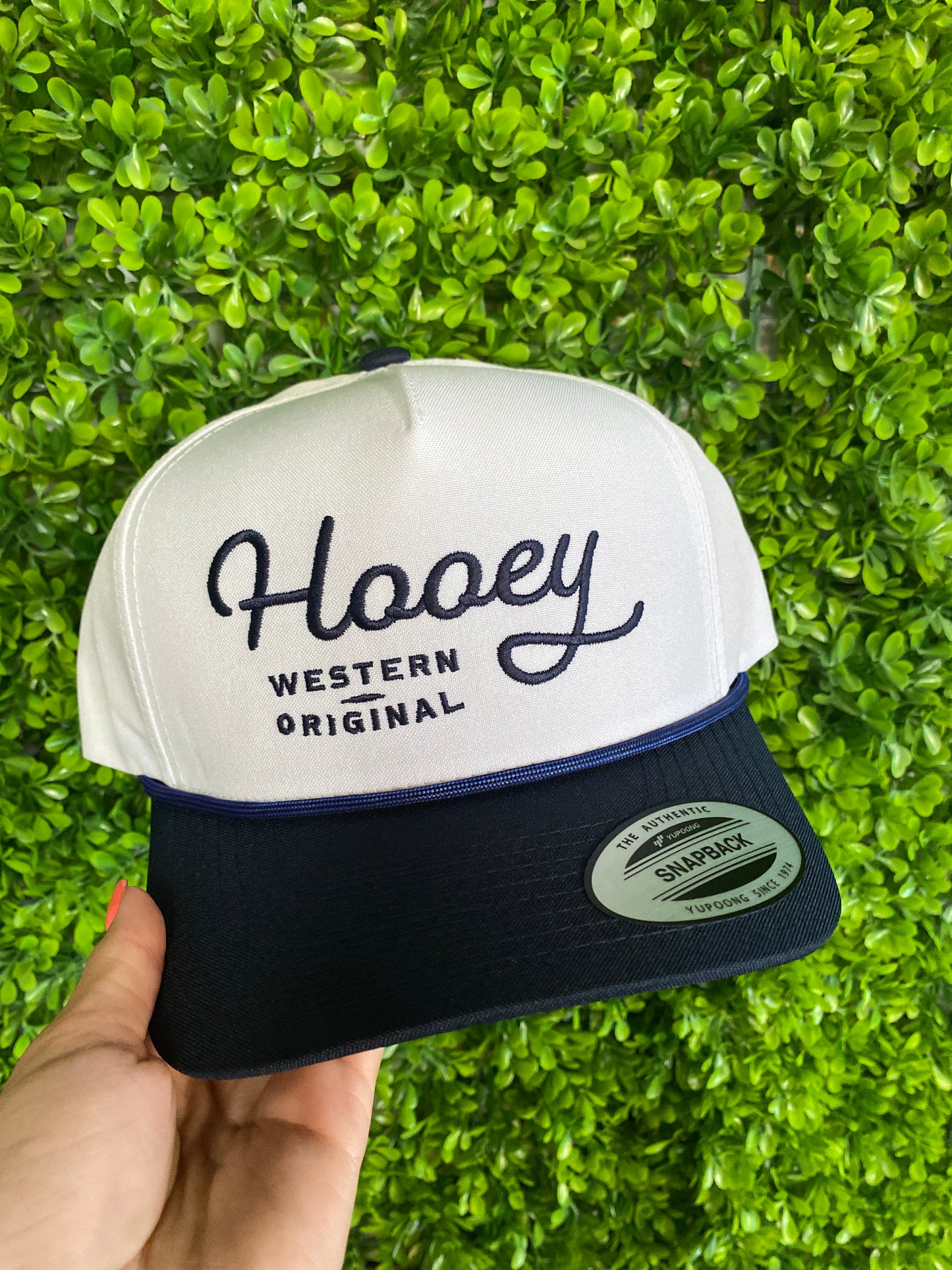 Hooey Navy/ White Hat
