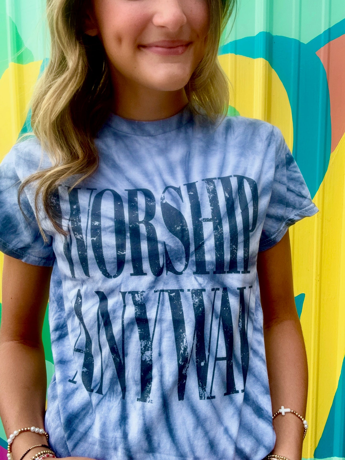 Worship Anyway Tee - Tie Dye