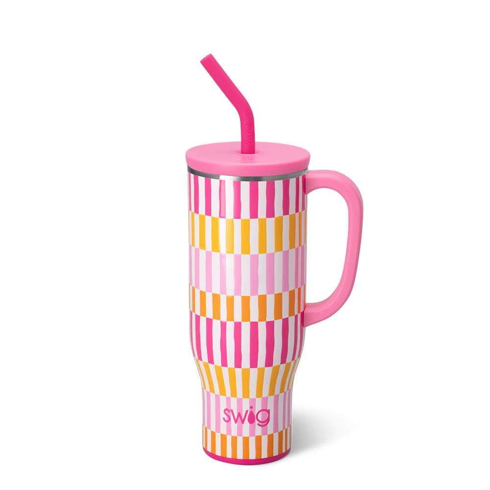30oz Swig Mega Mug Sherbet Stripe