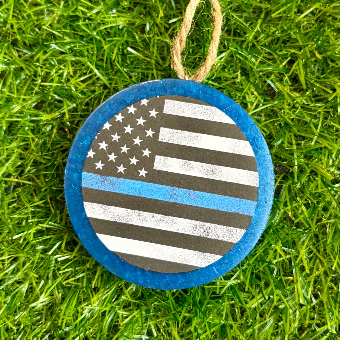 Police Flag Freshie