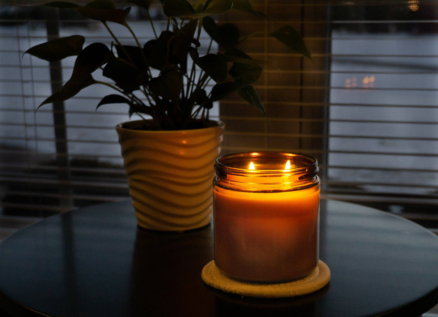 16oz Commonwealth Candle OakMoss + Amber