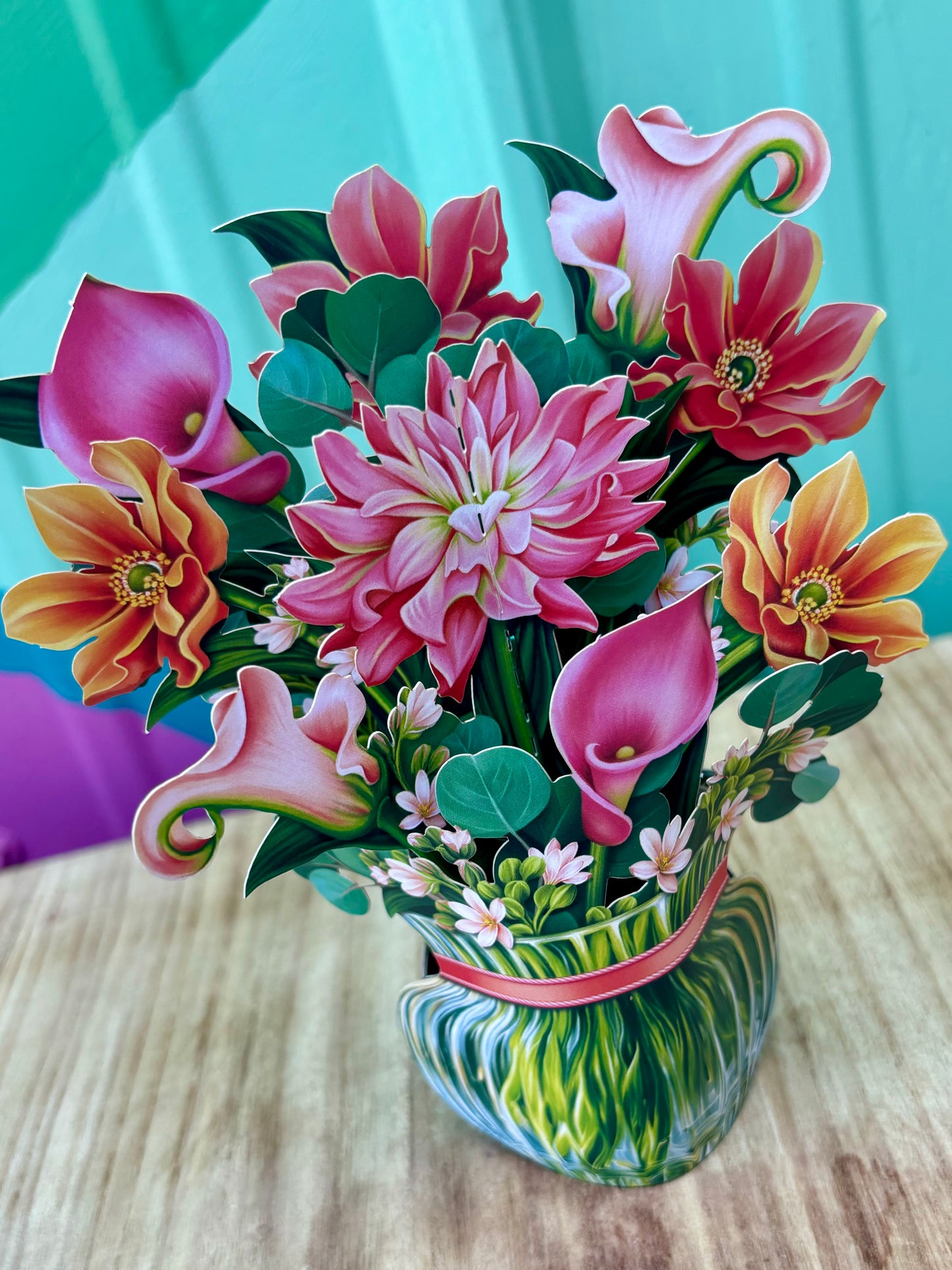 Floral Arrangement Greeting Cards