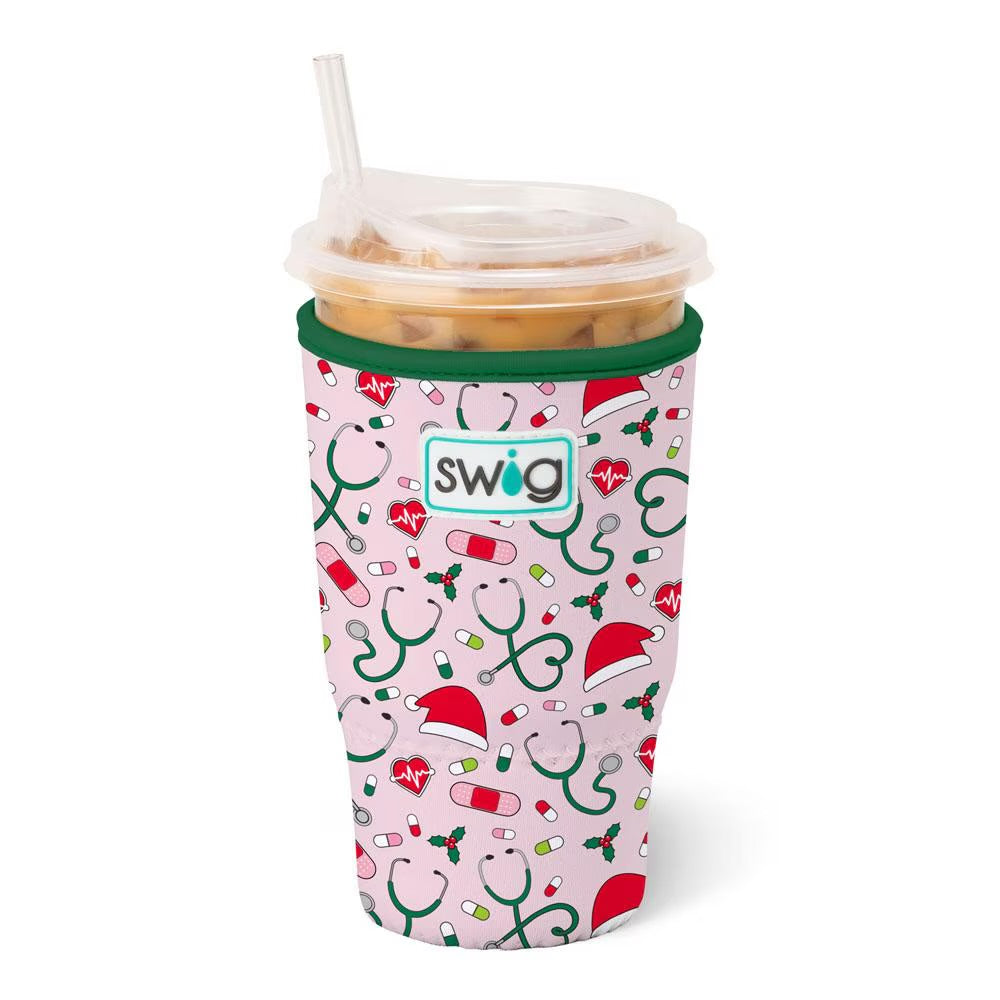 Santa’s Scrubs Swig Iced Cup Coolie (Large)
