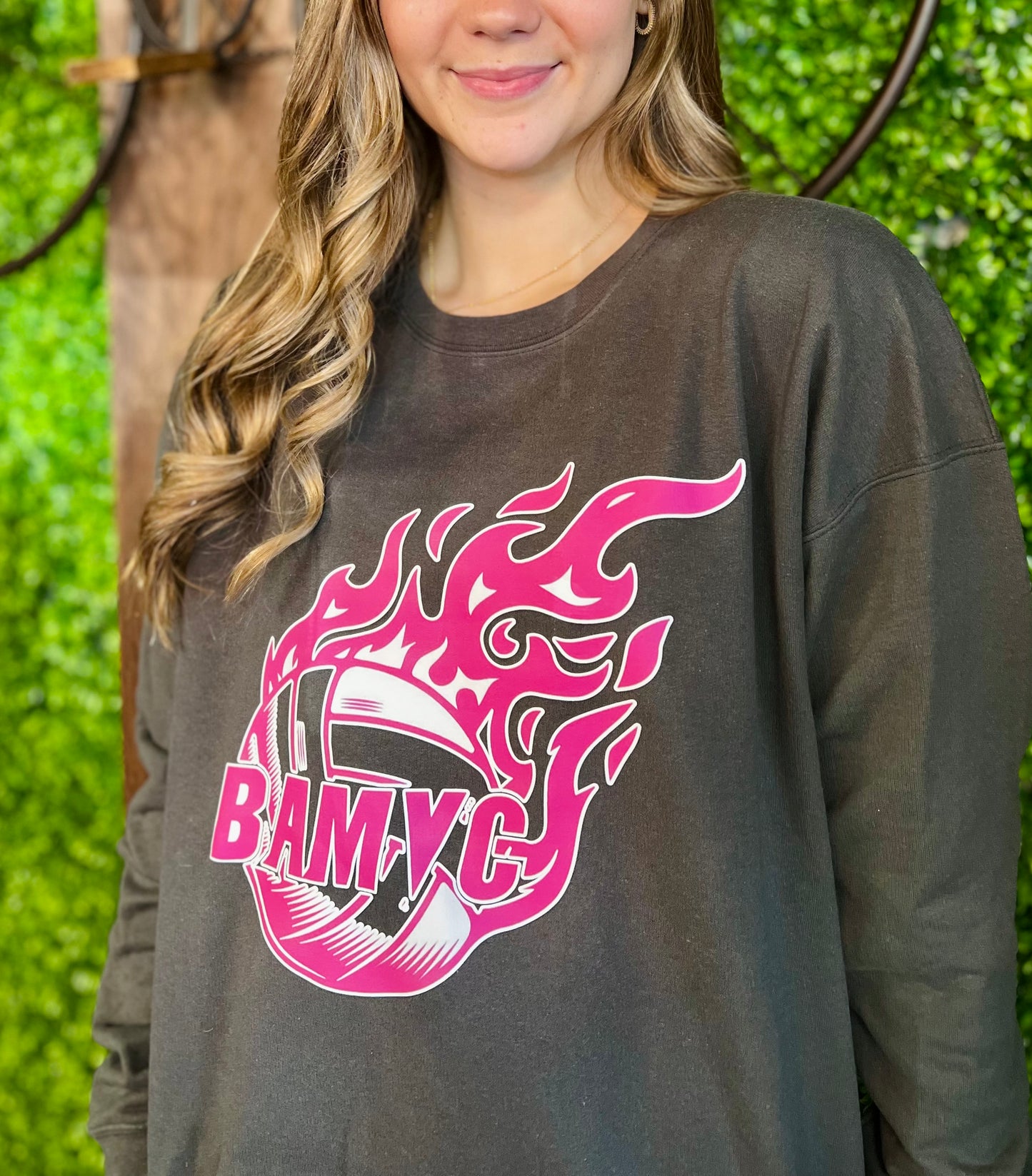 BAMVC Volleyball Charcoal Crewneck