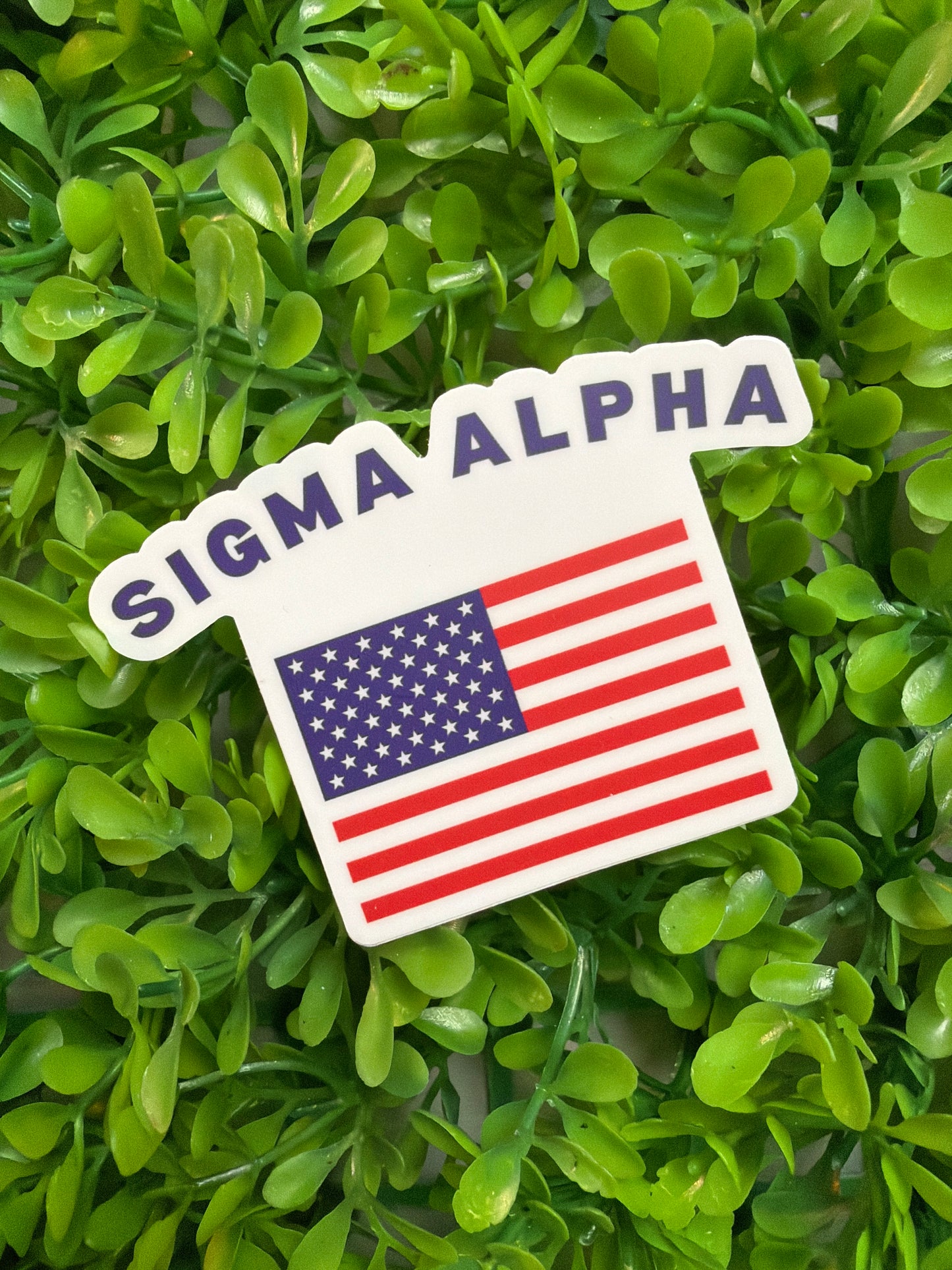 All-American Sigma Alpha Sticker