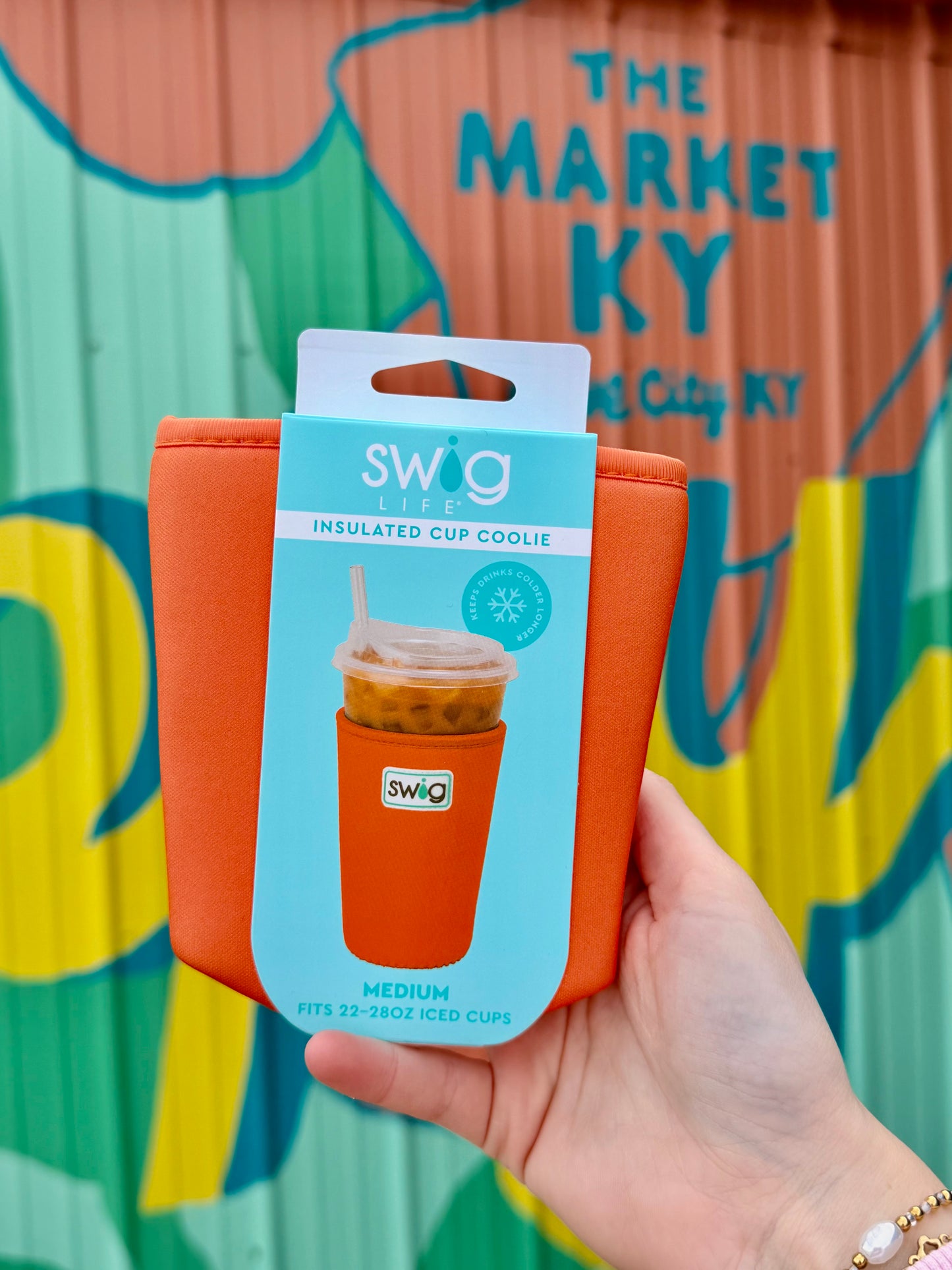 Orange Swig Iced Cup Coolie (Medium)