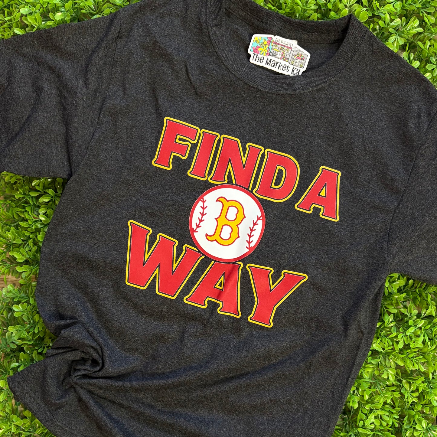 Find A Way Barren Baseball Tee