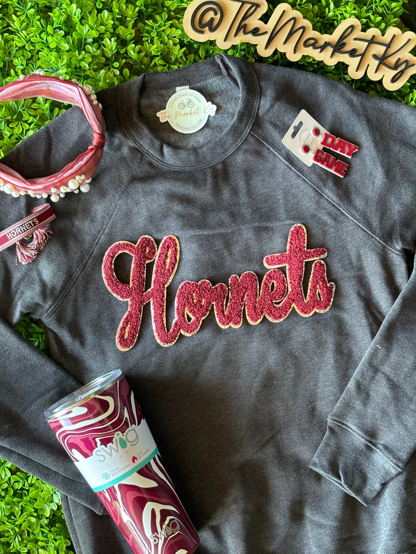 Hornets Letterman Luxy Sweatshirt