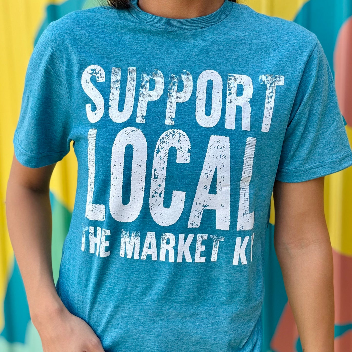 Support Local Teal TMK Tee