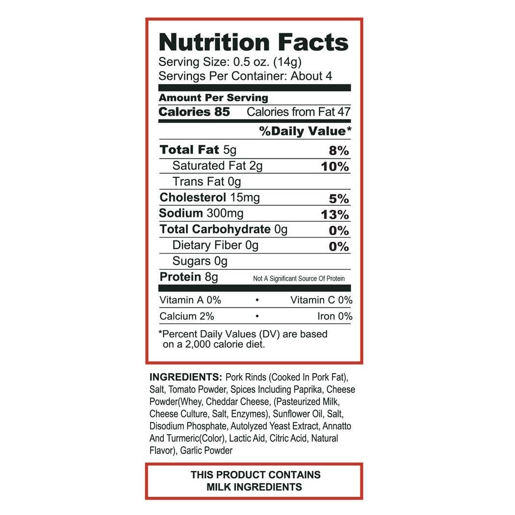 Pork King Good Pepperoni Pizza Pork Rinds 1.75oz Bag