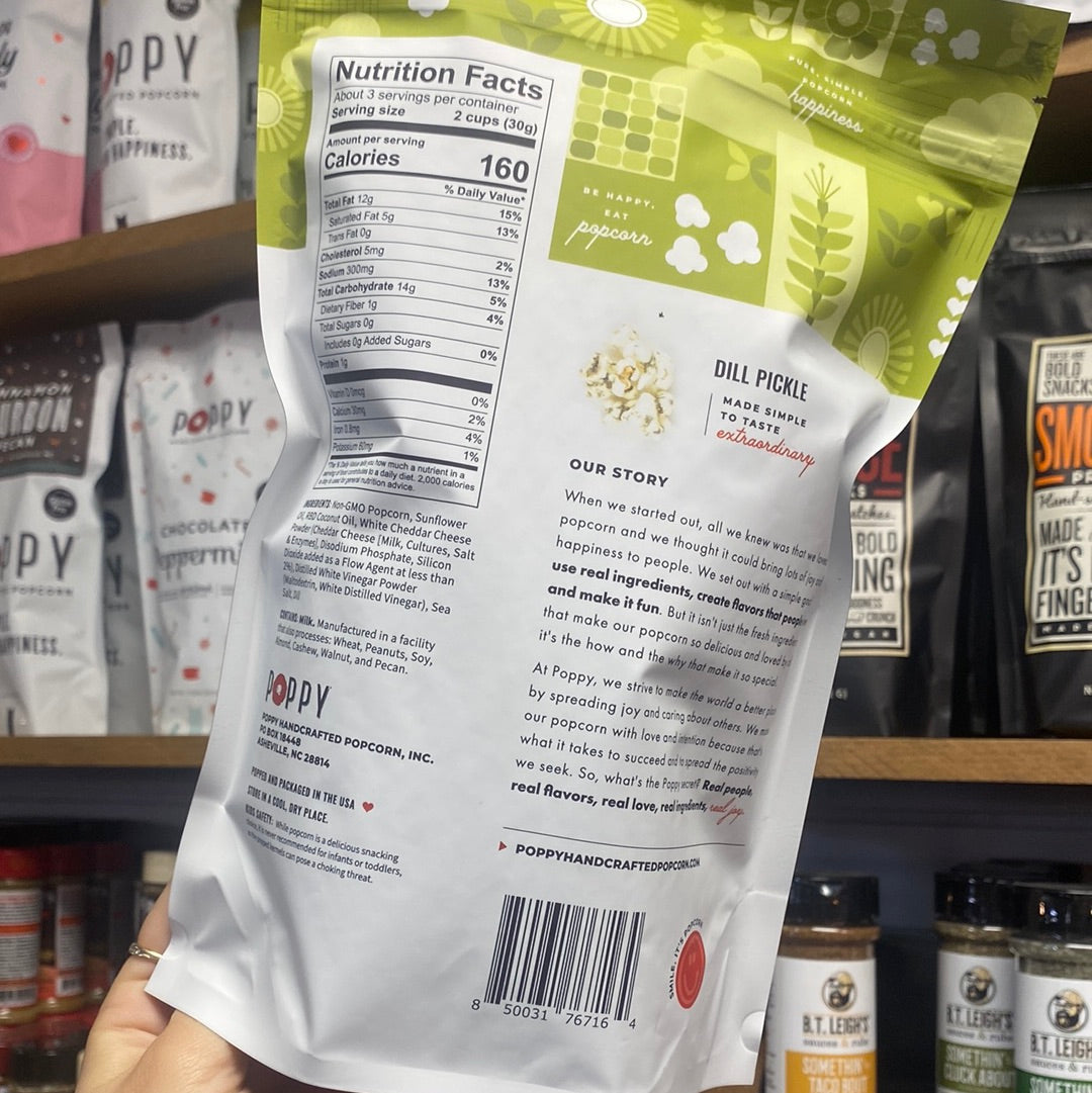 Poppy Dill Pickle Gourmet Popcorn