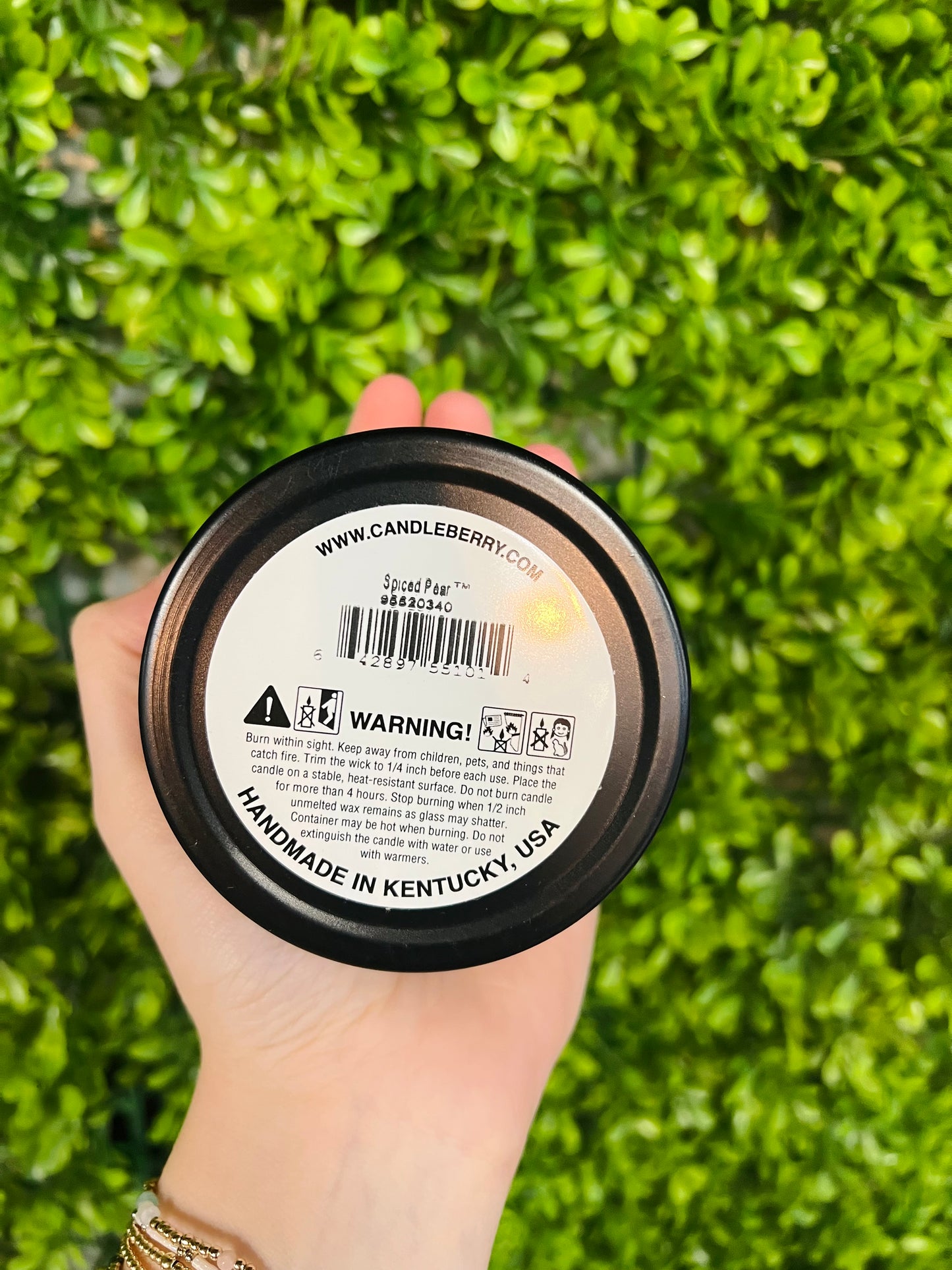 Candleberry Travel Tin - Spiced Pear