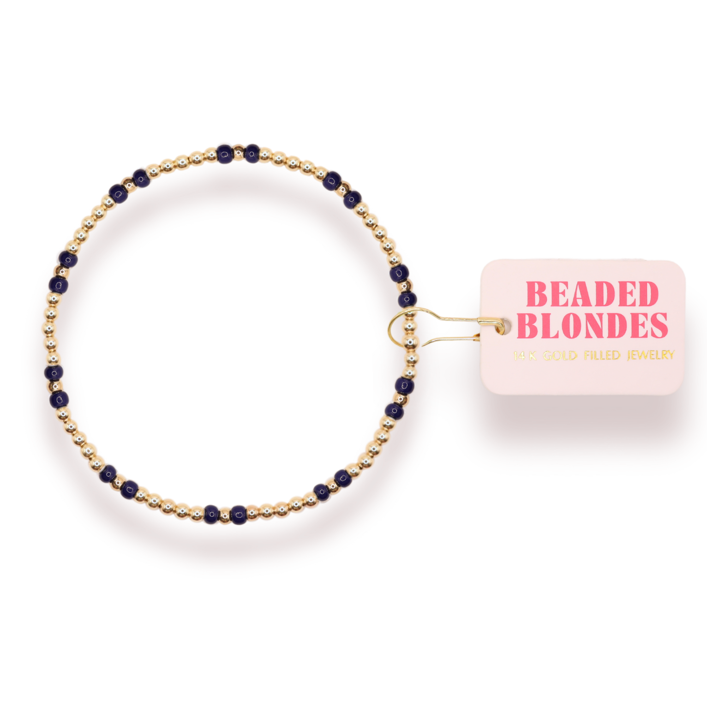 Navy Hazel Bracelet: Standard 6.75 inch