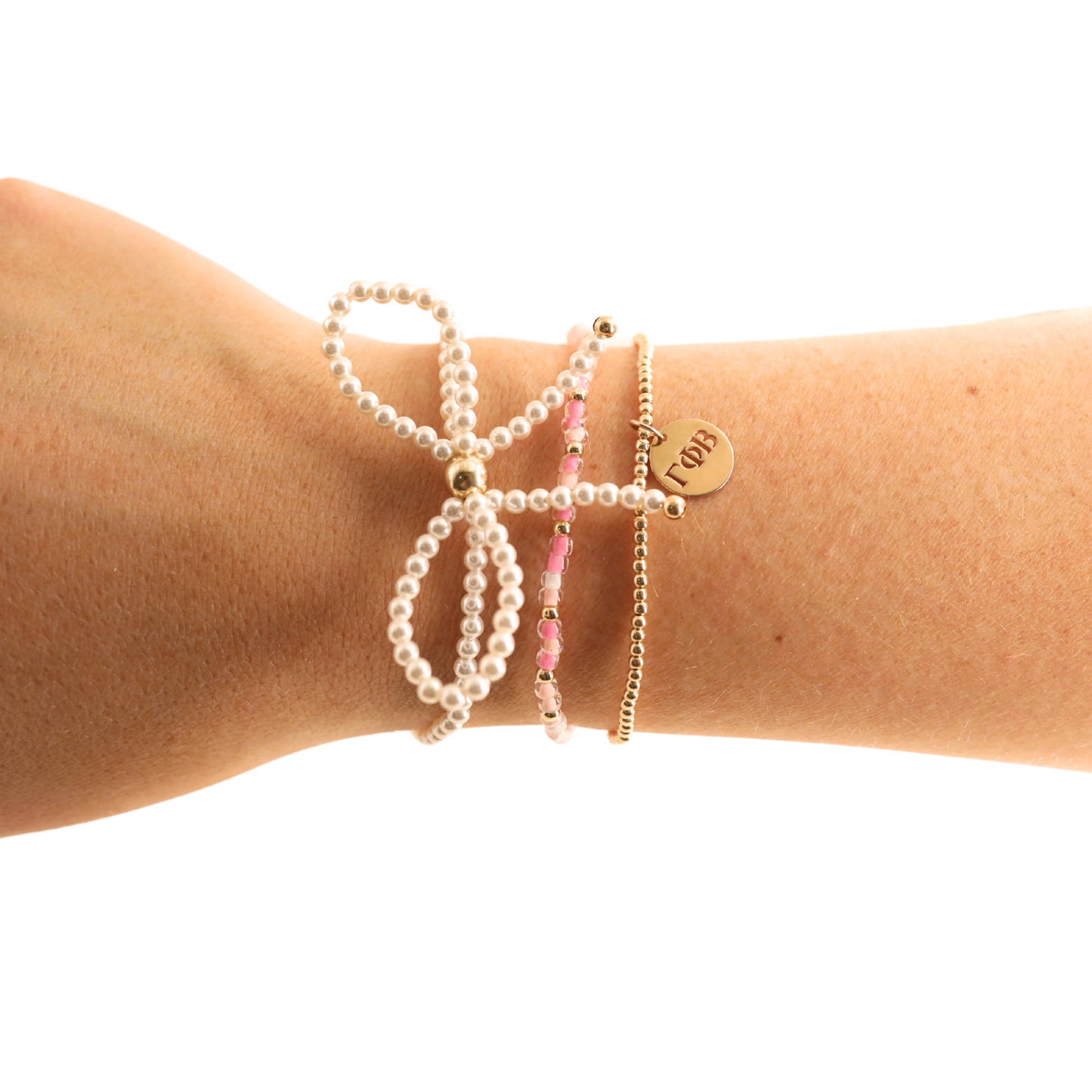 Gamma Phi Beta Sprinkle Bracelet: Standard 6.75 inch