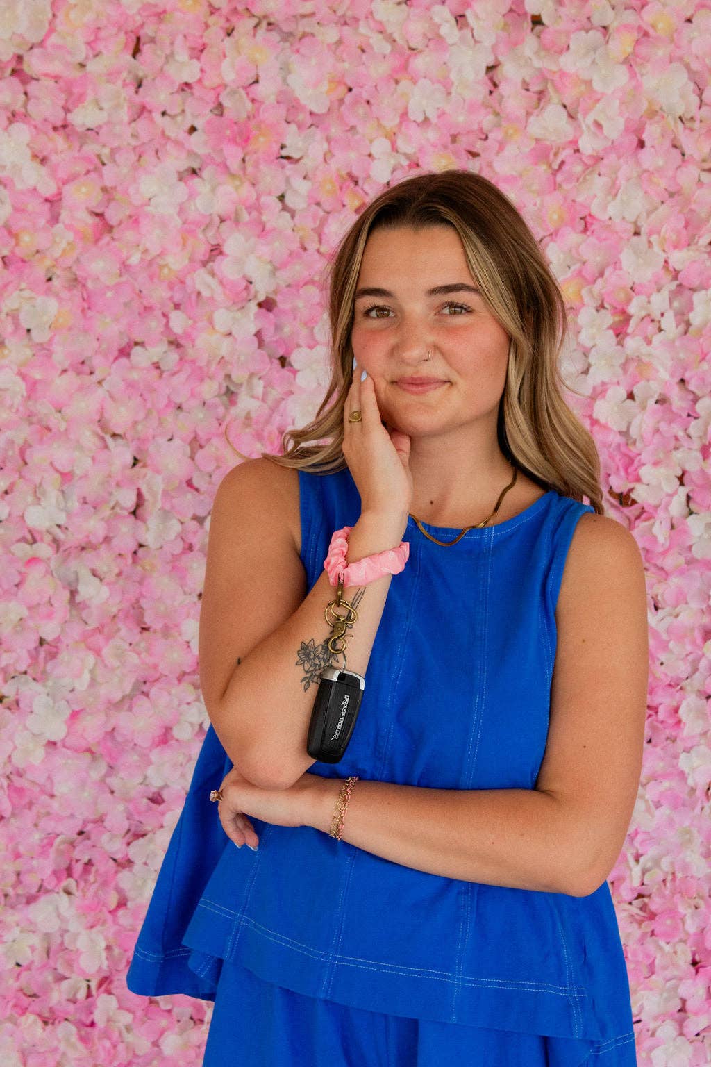 Pink Fresh Page Keychain