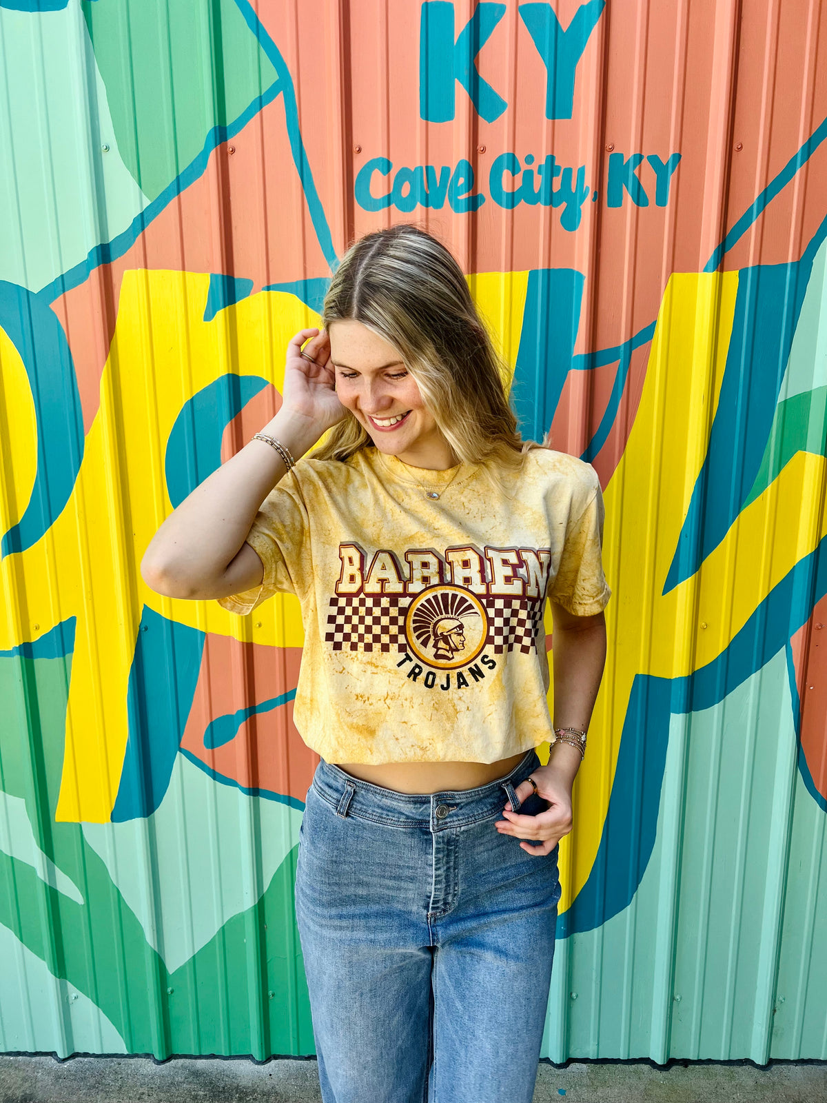 Barren Checker Logo Comfort Colors Tee