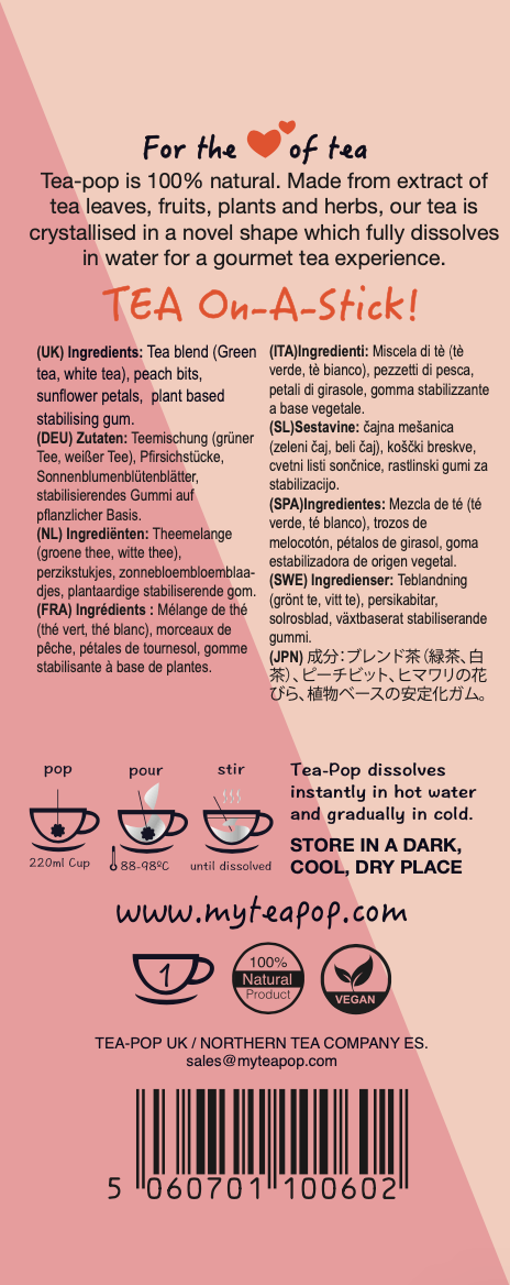 Peach TEA on-a-stick! Gourmet Tea