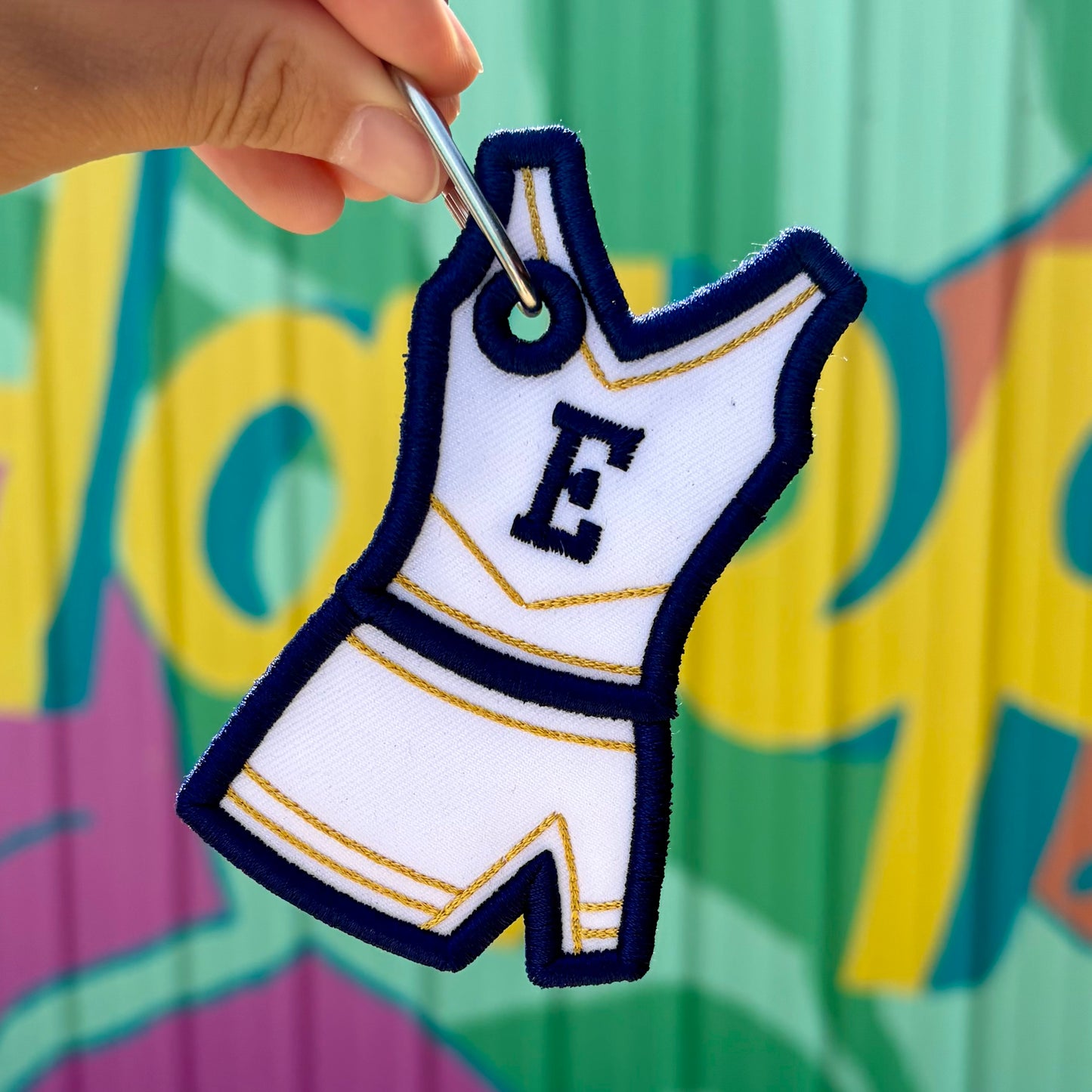 *PREORDER* Embroidered Bag Tag - E Town Cheer