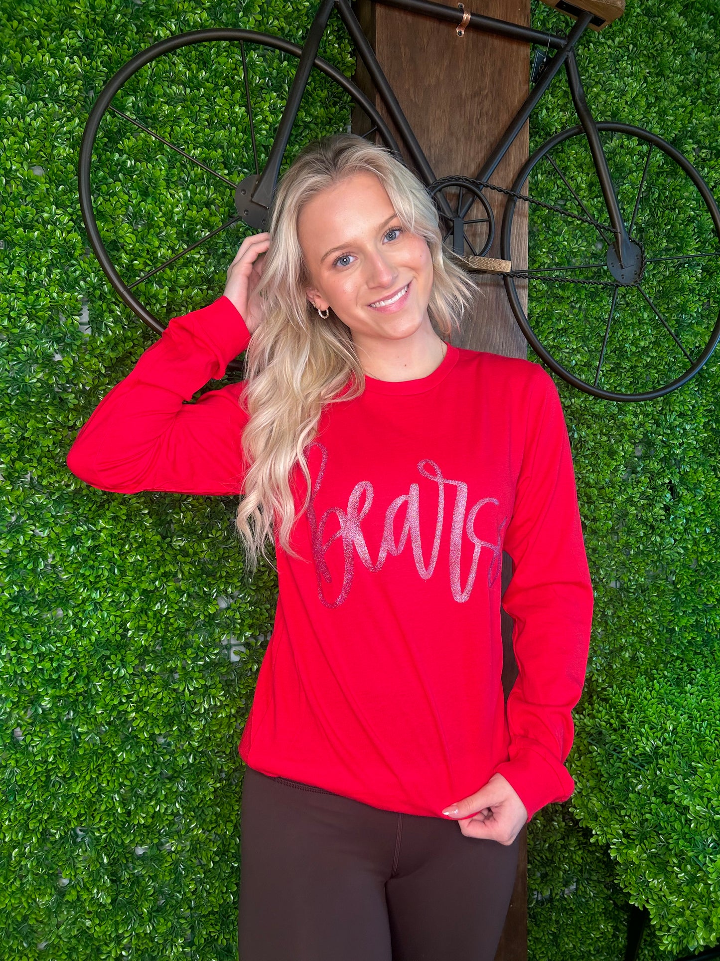 Bears Glitter Long Sleeve Tee