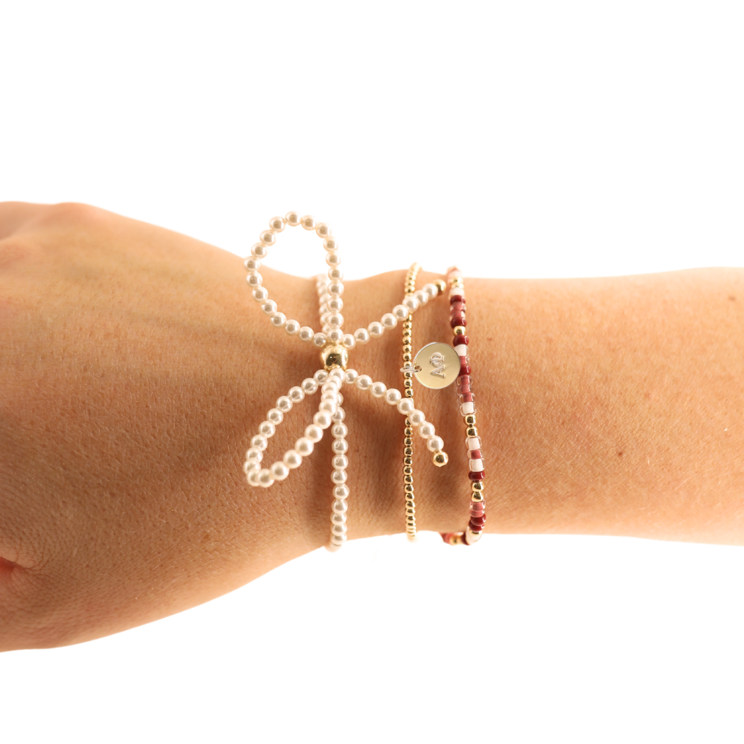 Alpha Phi Sprinkle Bracelet: Standard 6.75 inch