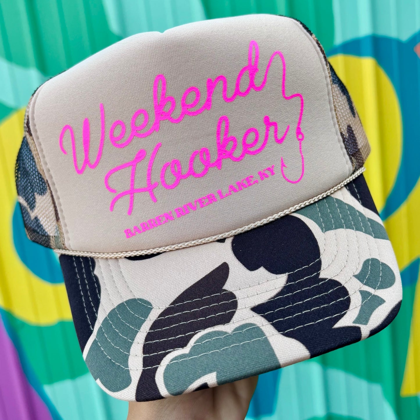 Weekend Hooker Trucker Hat- Barren River Lake