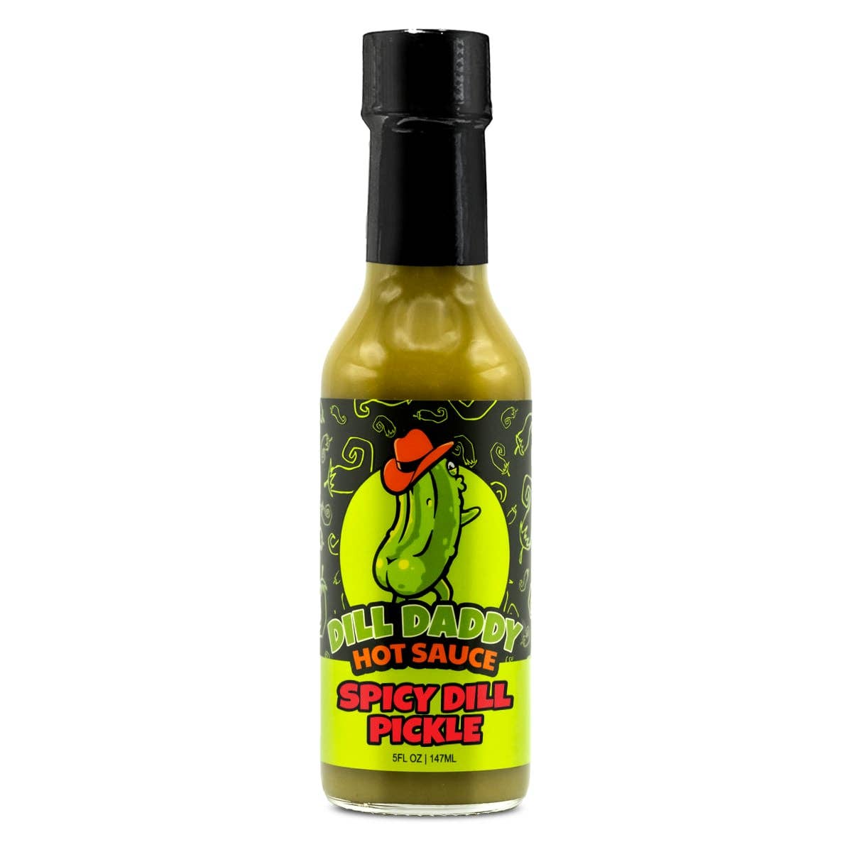 Dill Pickle Hot Sauce - Spicy (5 oz)