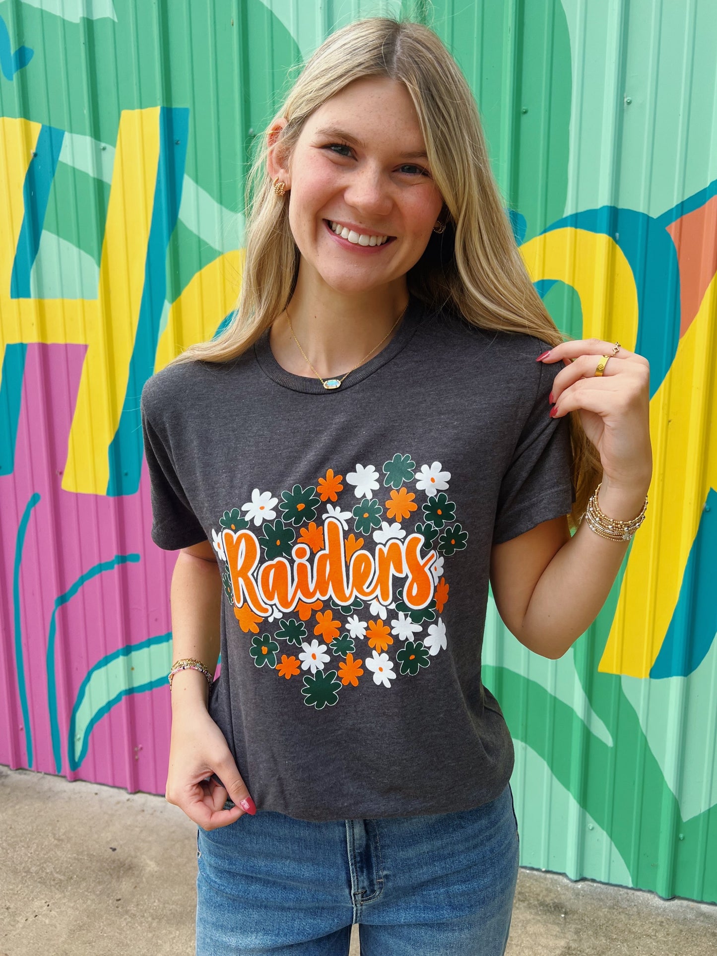 Hart County Raiders Floral Tee