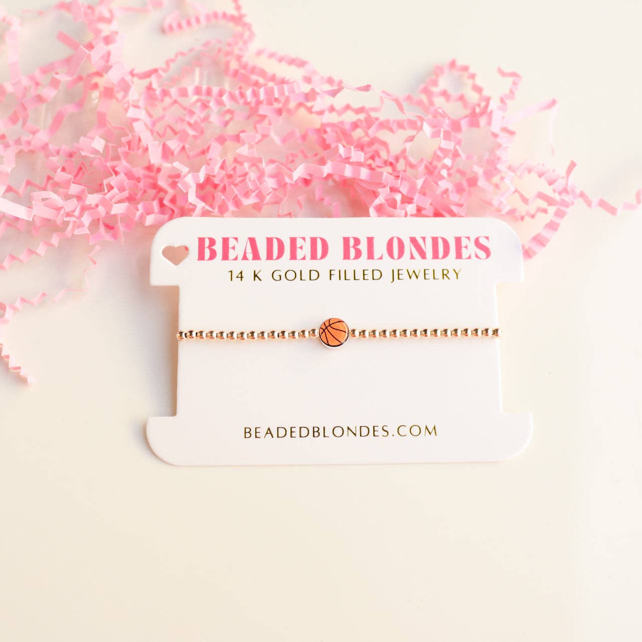 Basketball Bracelet: Standard 6.75 inch