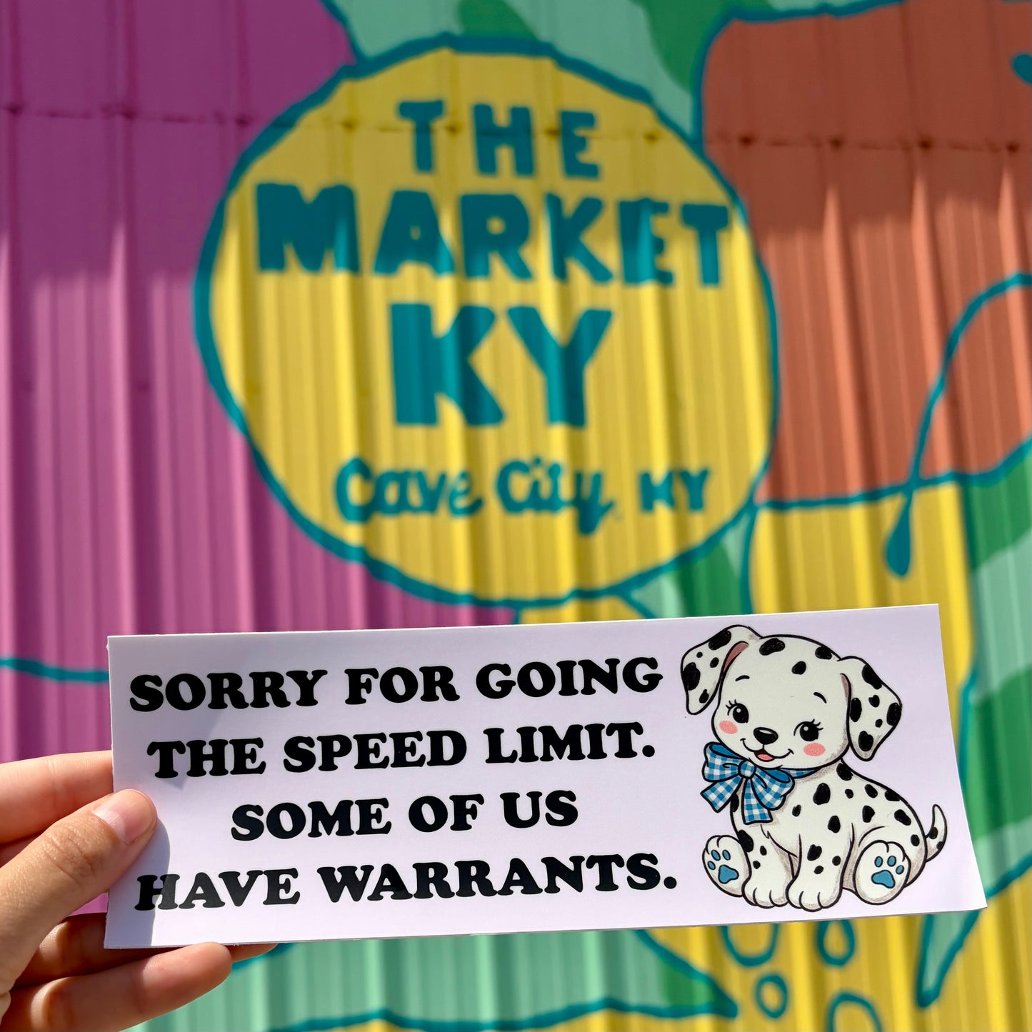 Some Of Us Have Warrants Bumper Sticker