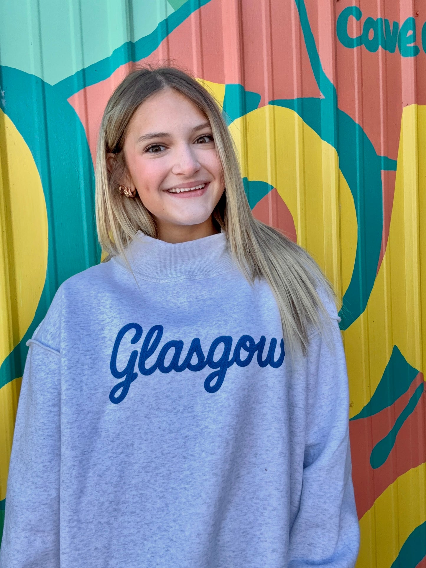 Glasgow Grey Mock Neck