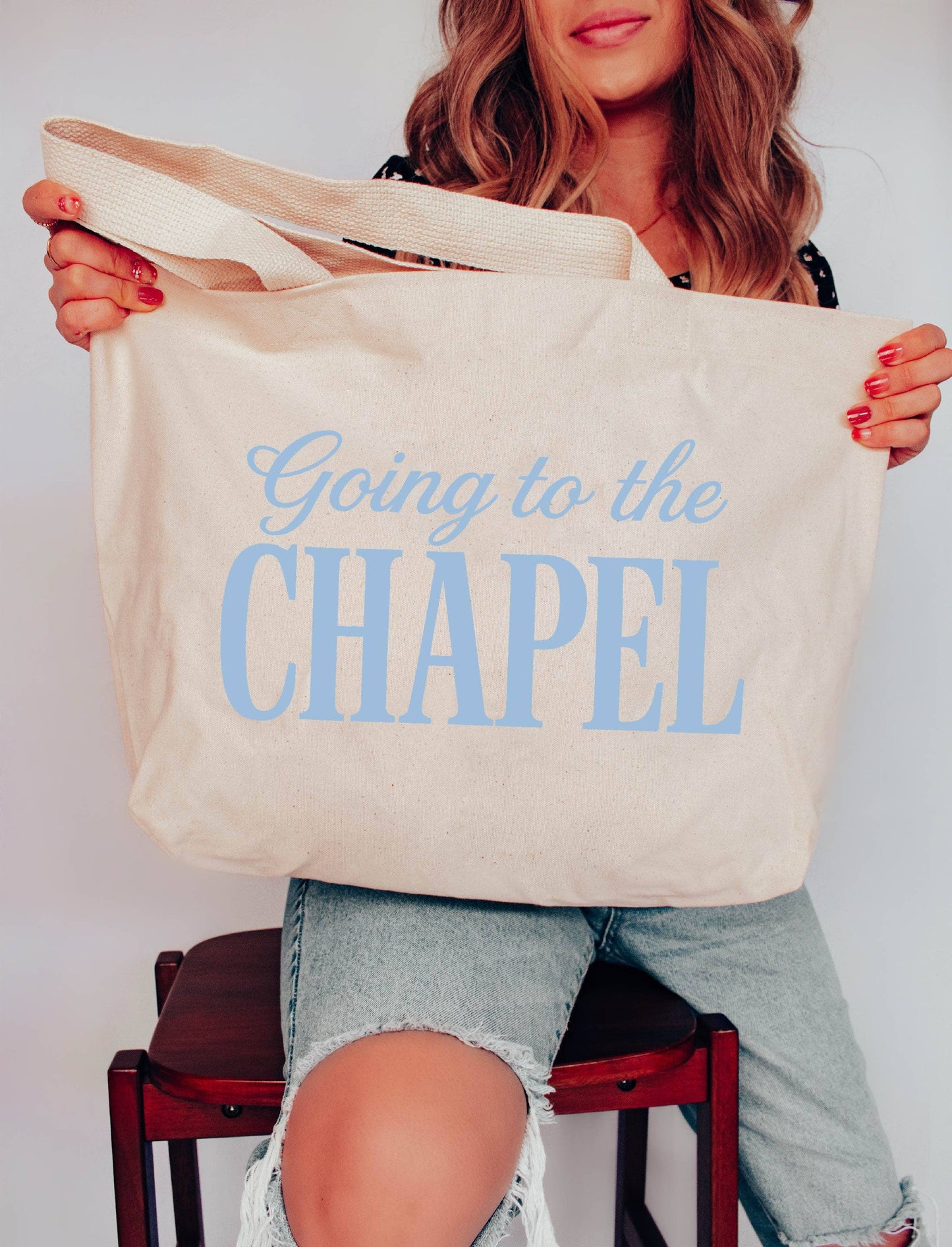 Bride Tote Bag, Bridal Accessories, Gift Shop Accessories: Natural (pictured)