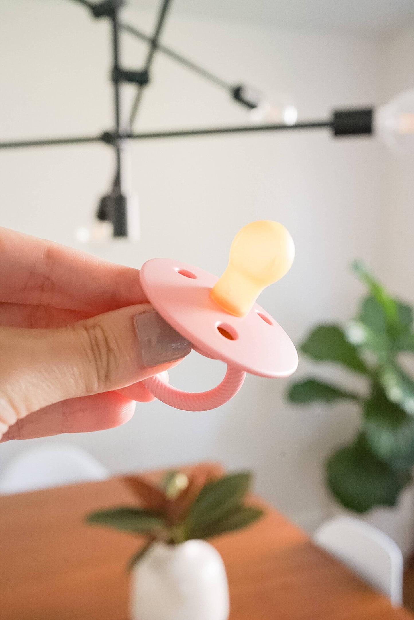 Itzy Soother™ Natural Rubber Paci Sets: Blossom + Rosewood