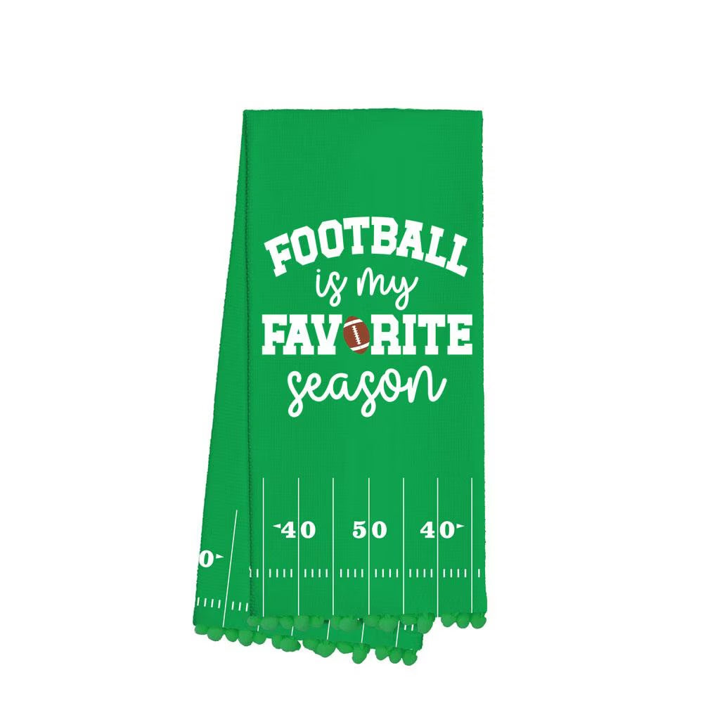 Football Is My Favorite Season Swig Tea Towel