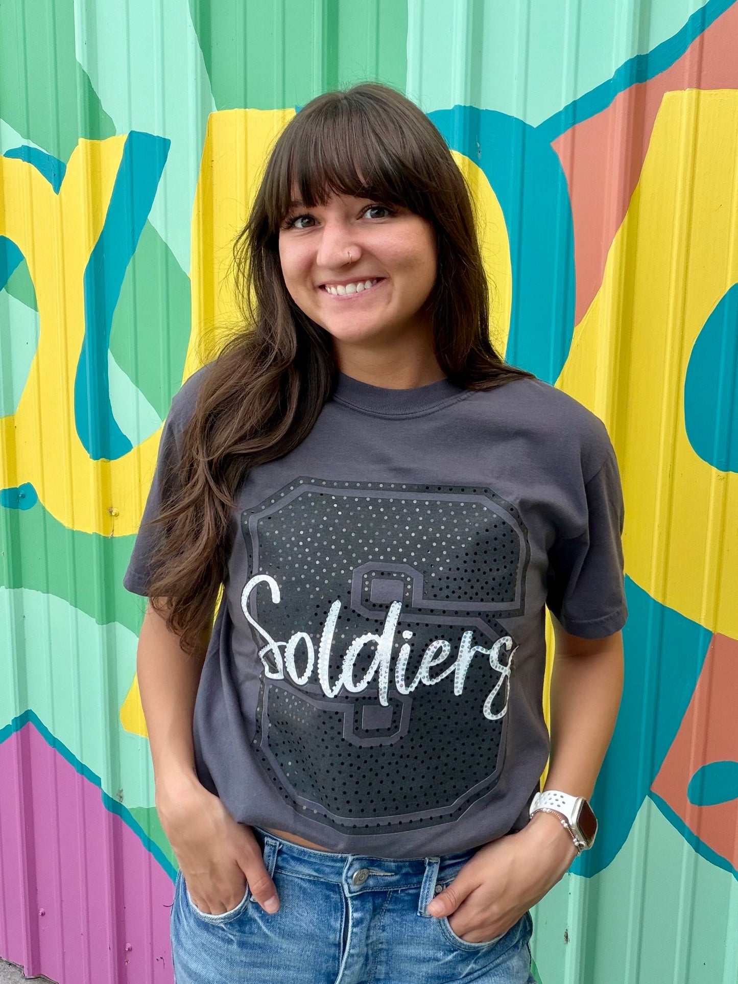 Soldiers Spangled Comfort Colors Tee