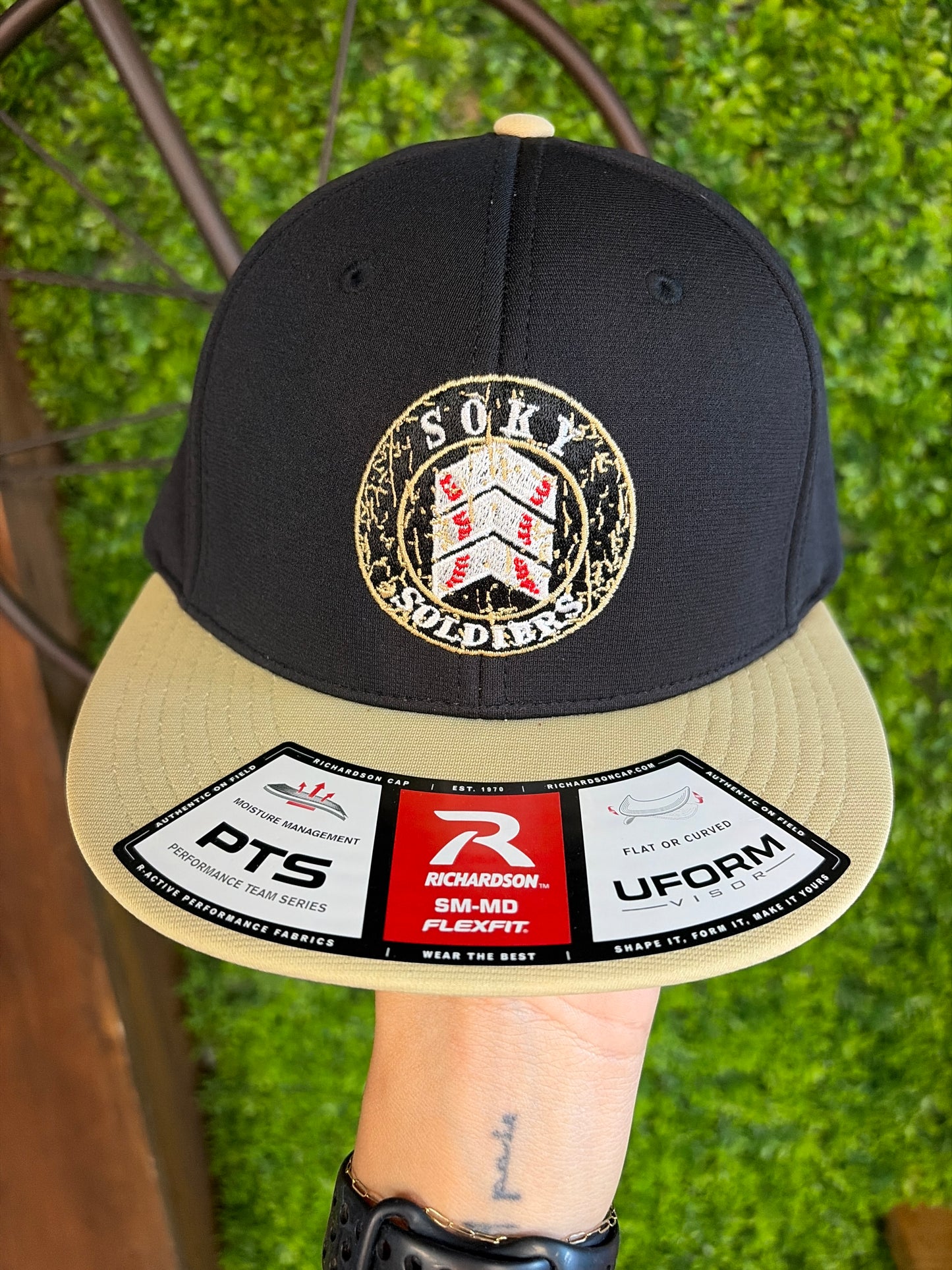 Richardson PTS Black Soldiers Hat- SM/MD