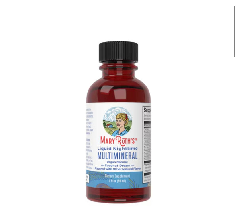 Mary Ruth’s Liquid Nighttime Multi Mineral - Coconut (1oz)