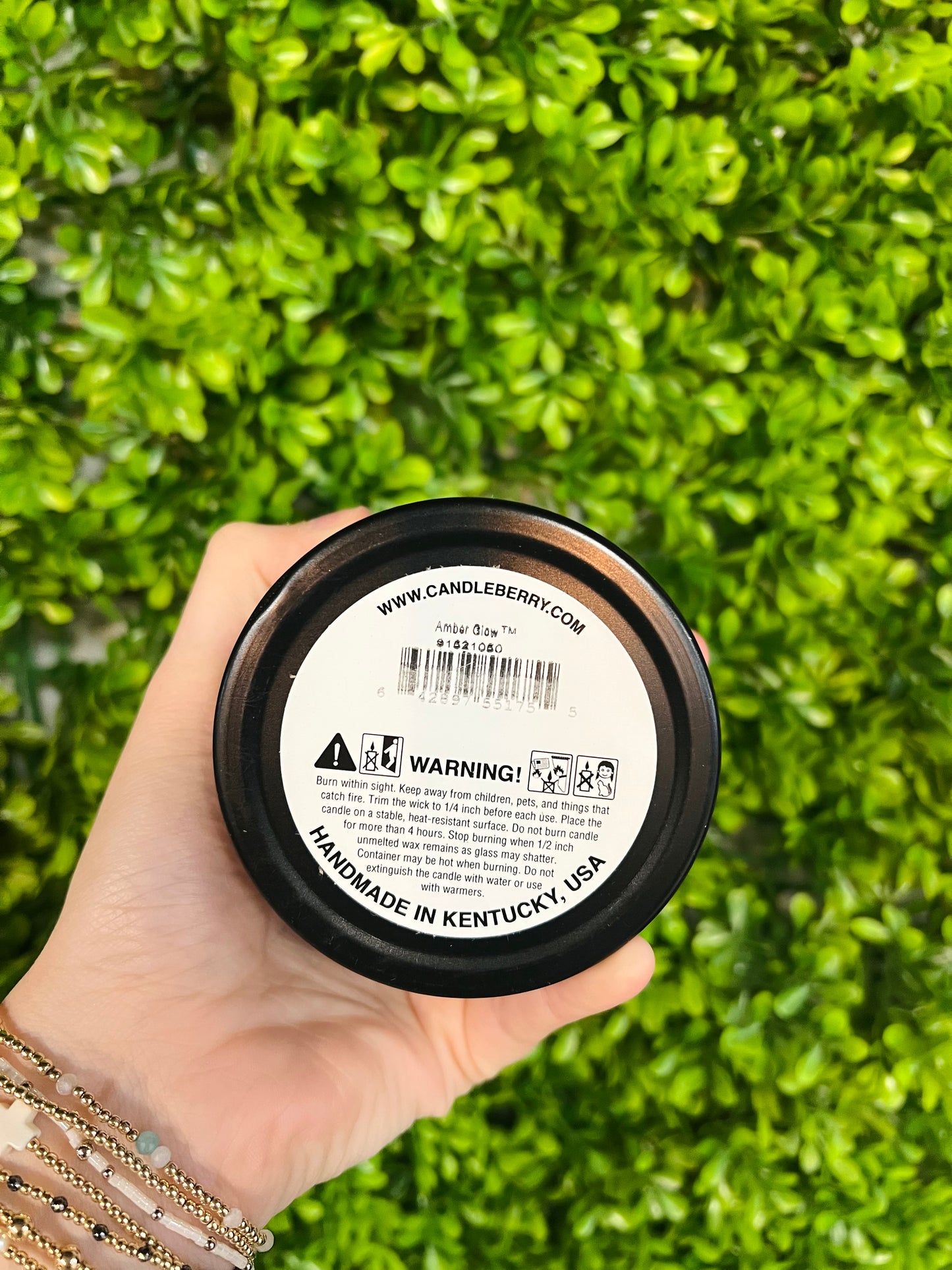 Candleberry Travel Tin - Amber Glow