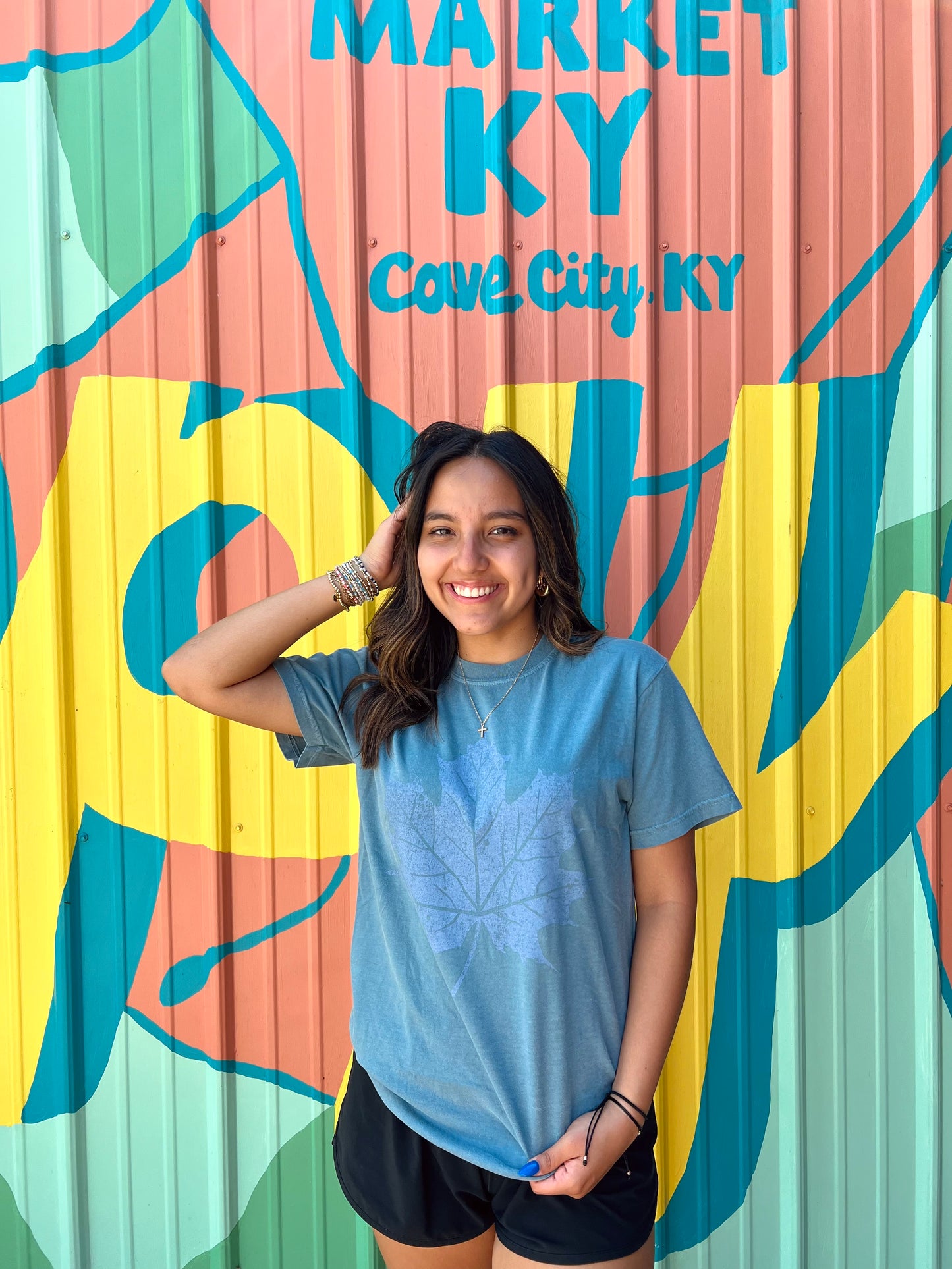 Fall Leaf Comfort Colors Tee