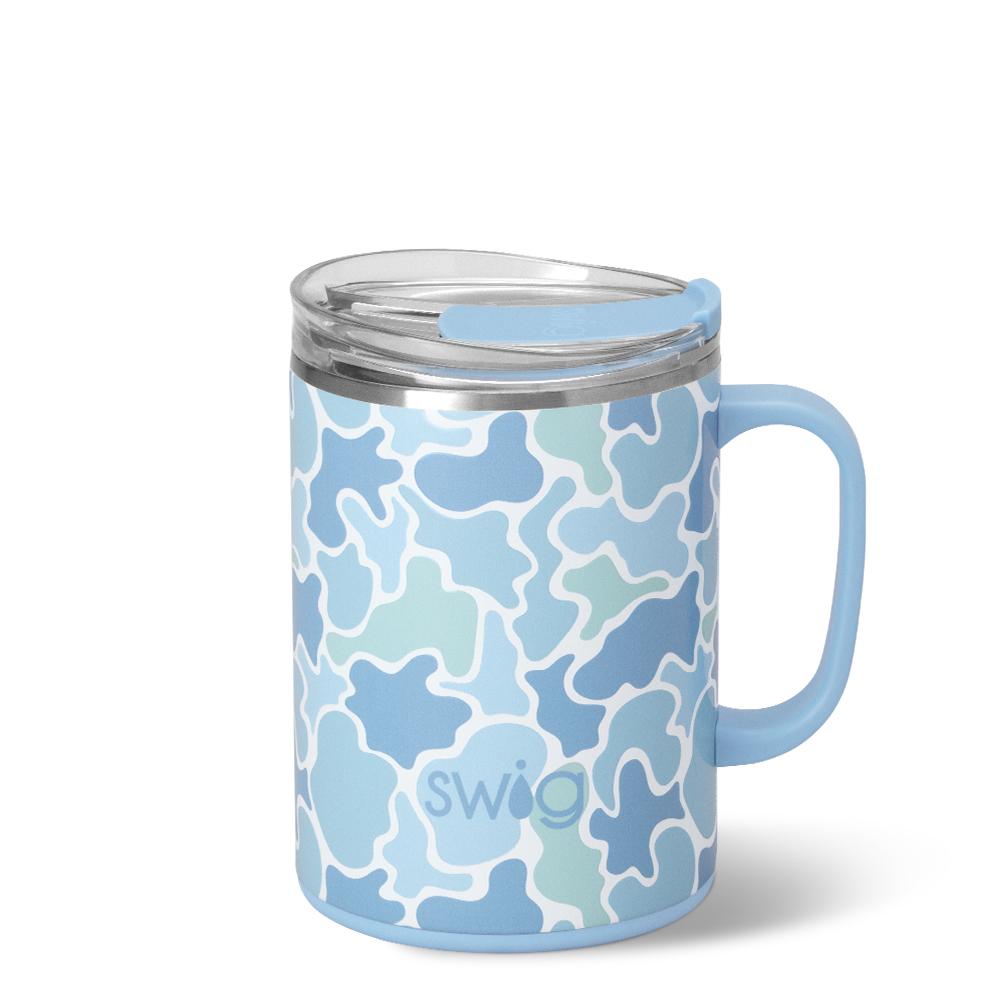 Saltwater Camo Swig Large Camper Mug 24oz